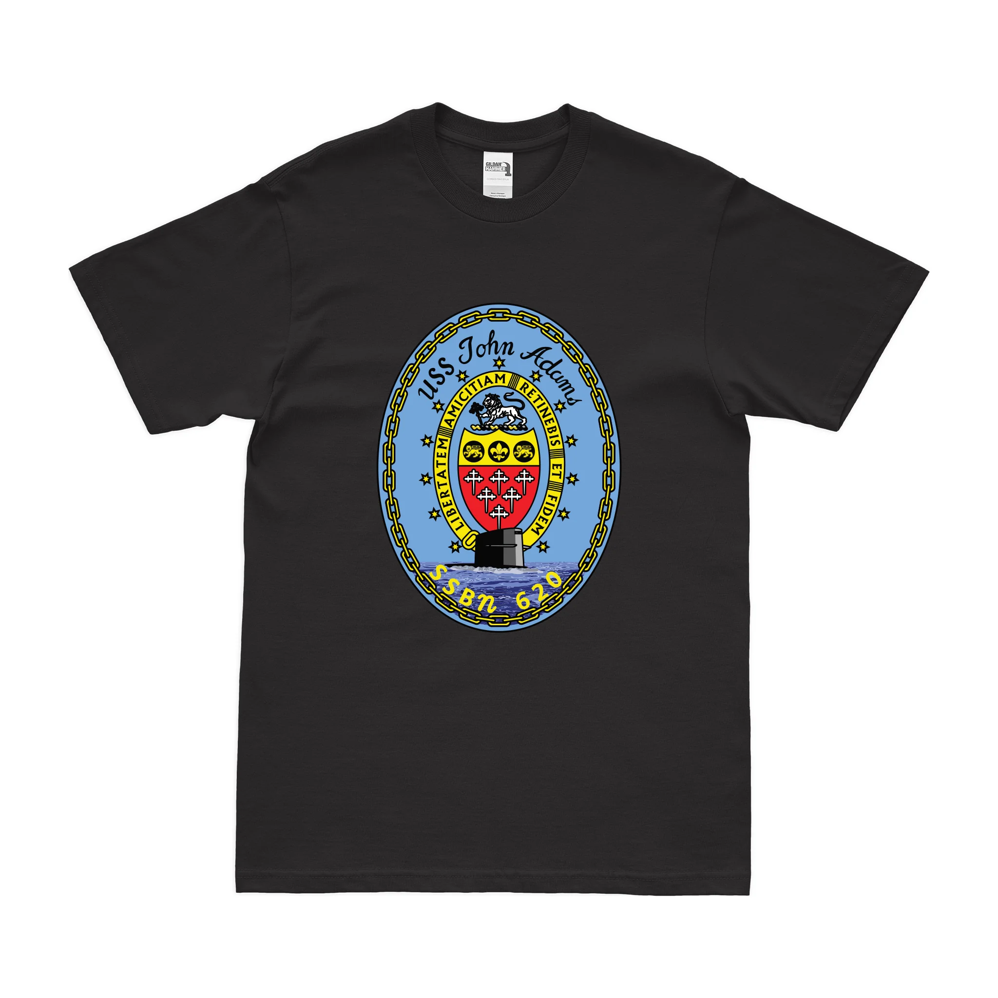 USS John Adams (SSBN-620) Ballistic-Missile Submarine T-Shirt