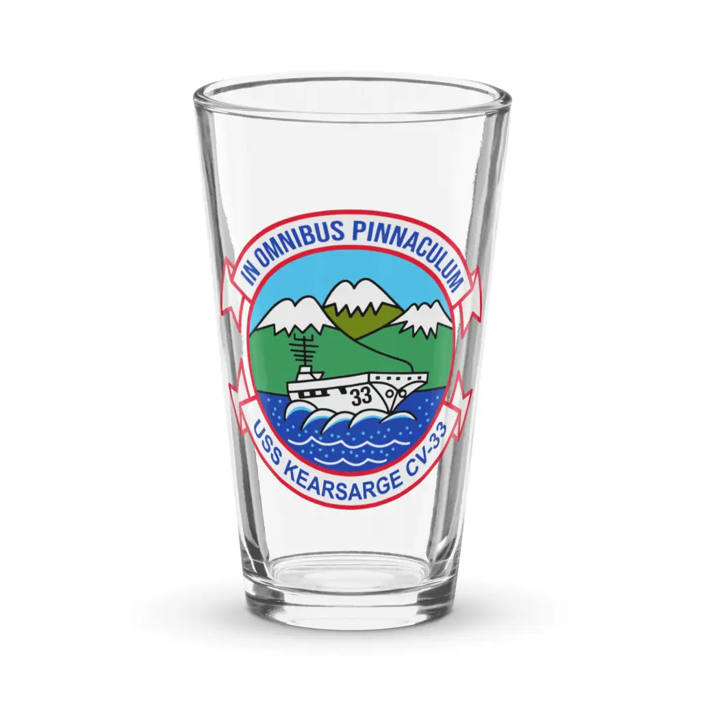 USS Kearsarge (CV-33) Beer Pint Glass