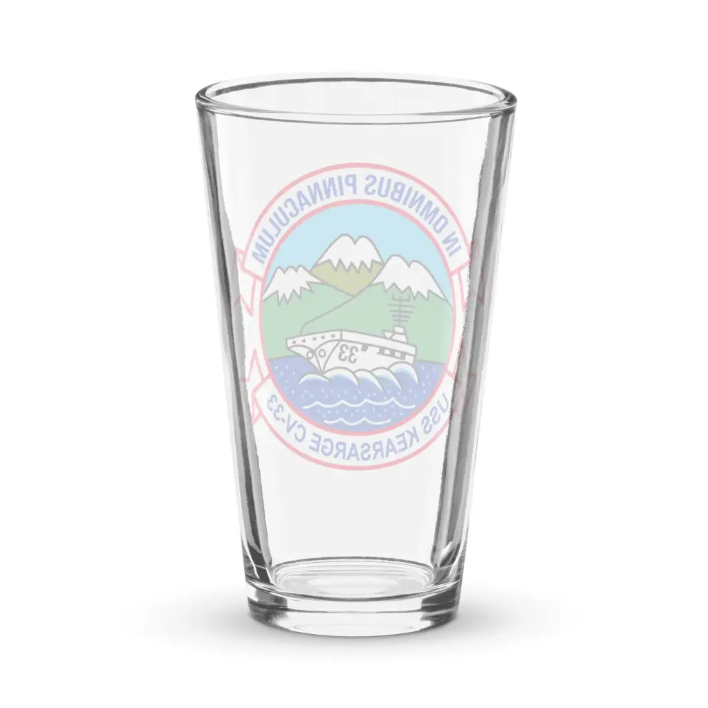 USS Kearsarge (CV-33) Beer Pint Glass - Image 2