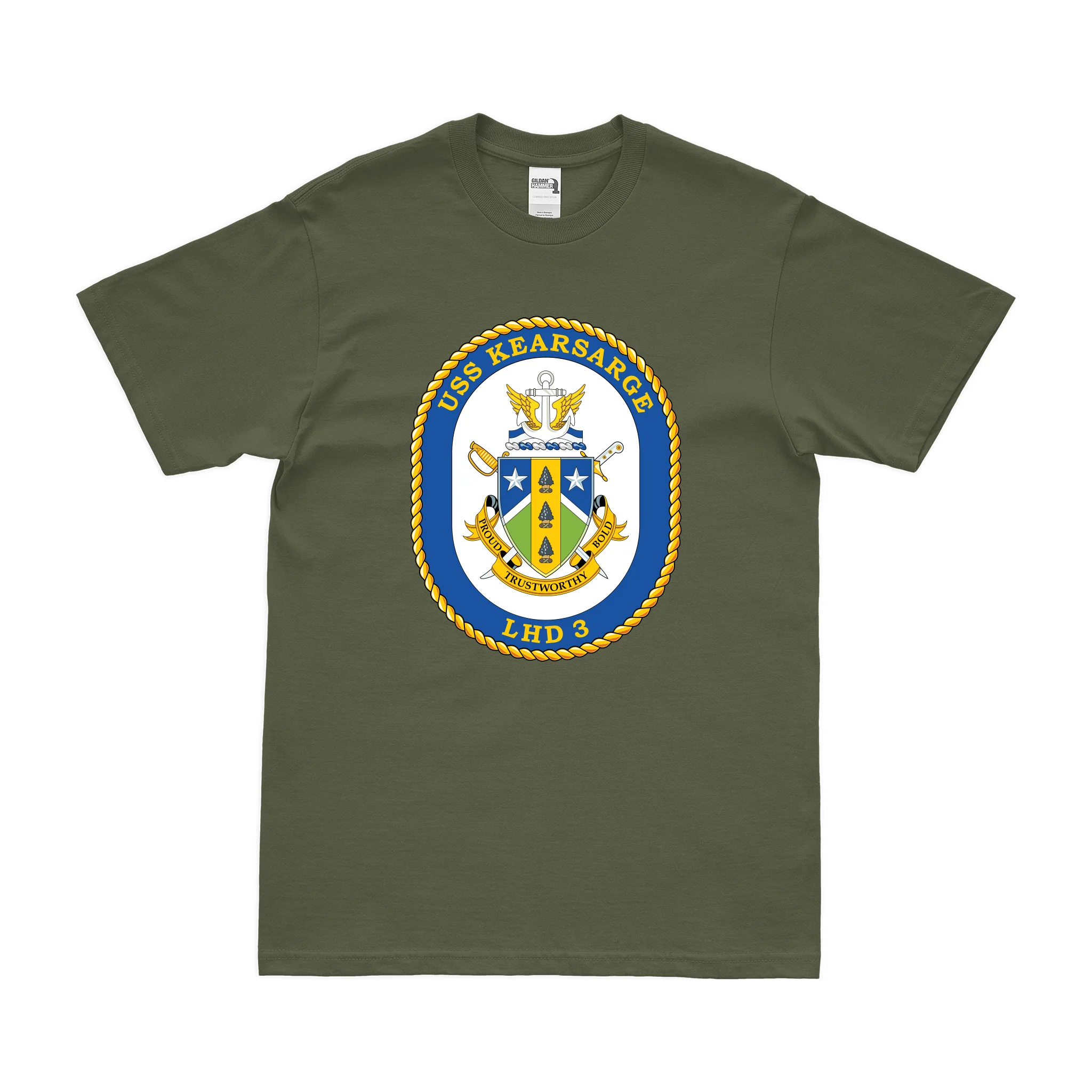 USS Kearsarge (LHD-3) Emblem T-Shirt - Image 2