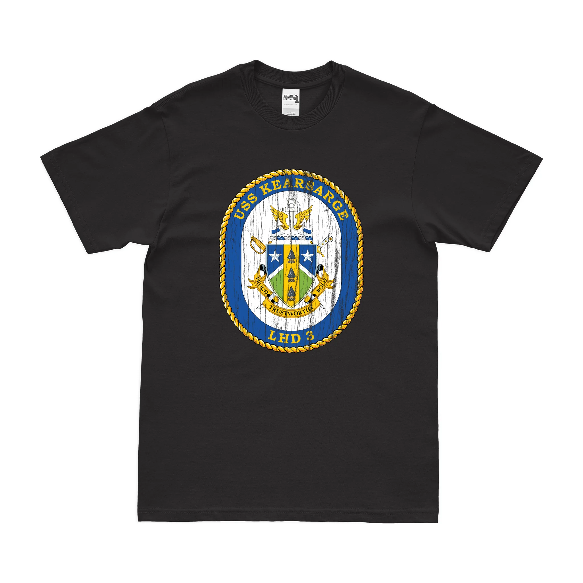 USS Kearsarge (LHD-3) Emblem T-Shirt - Image 3