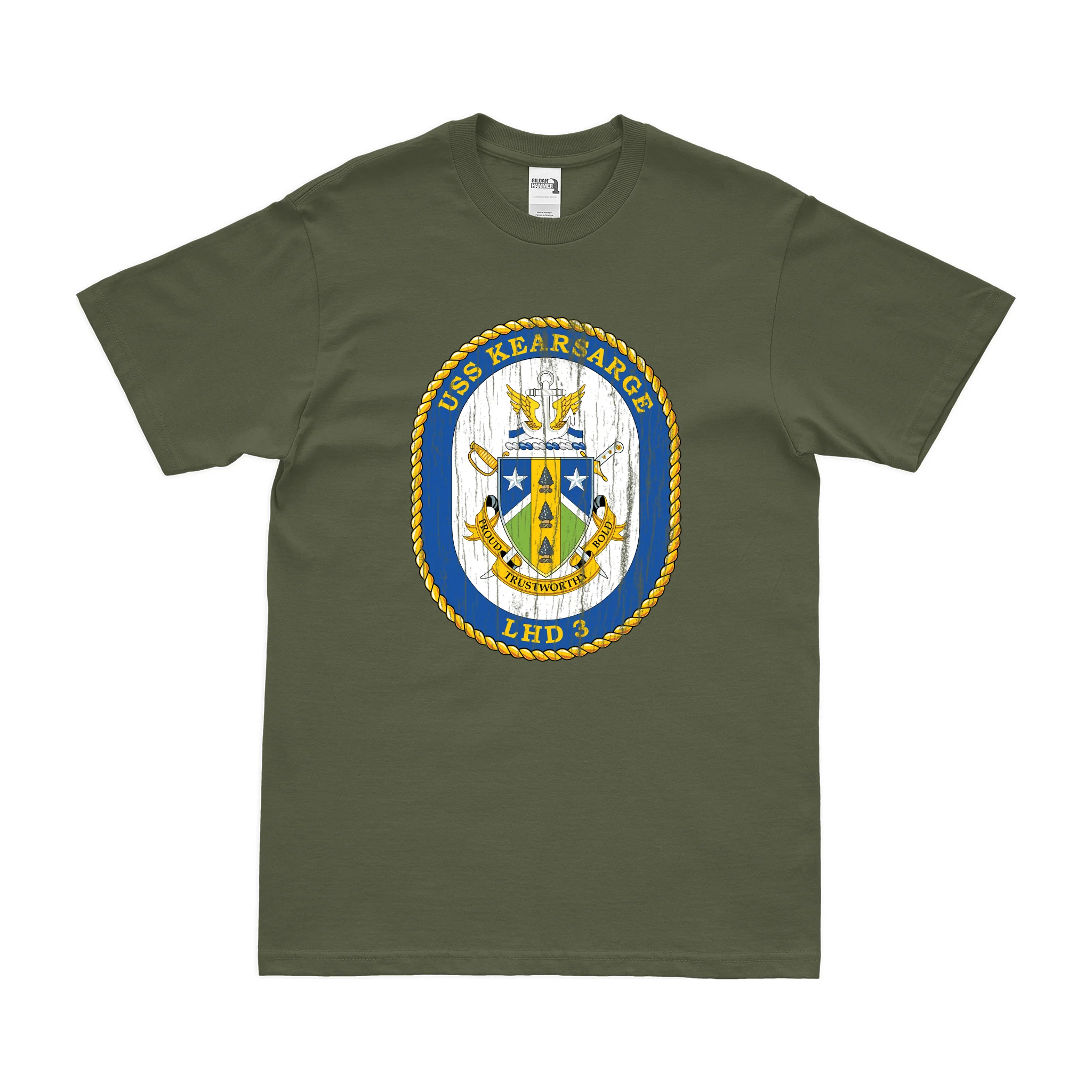 USS Kearsarge (LHD-3) Emblem T-Shirt - Image 4
