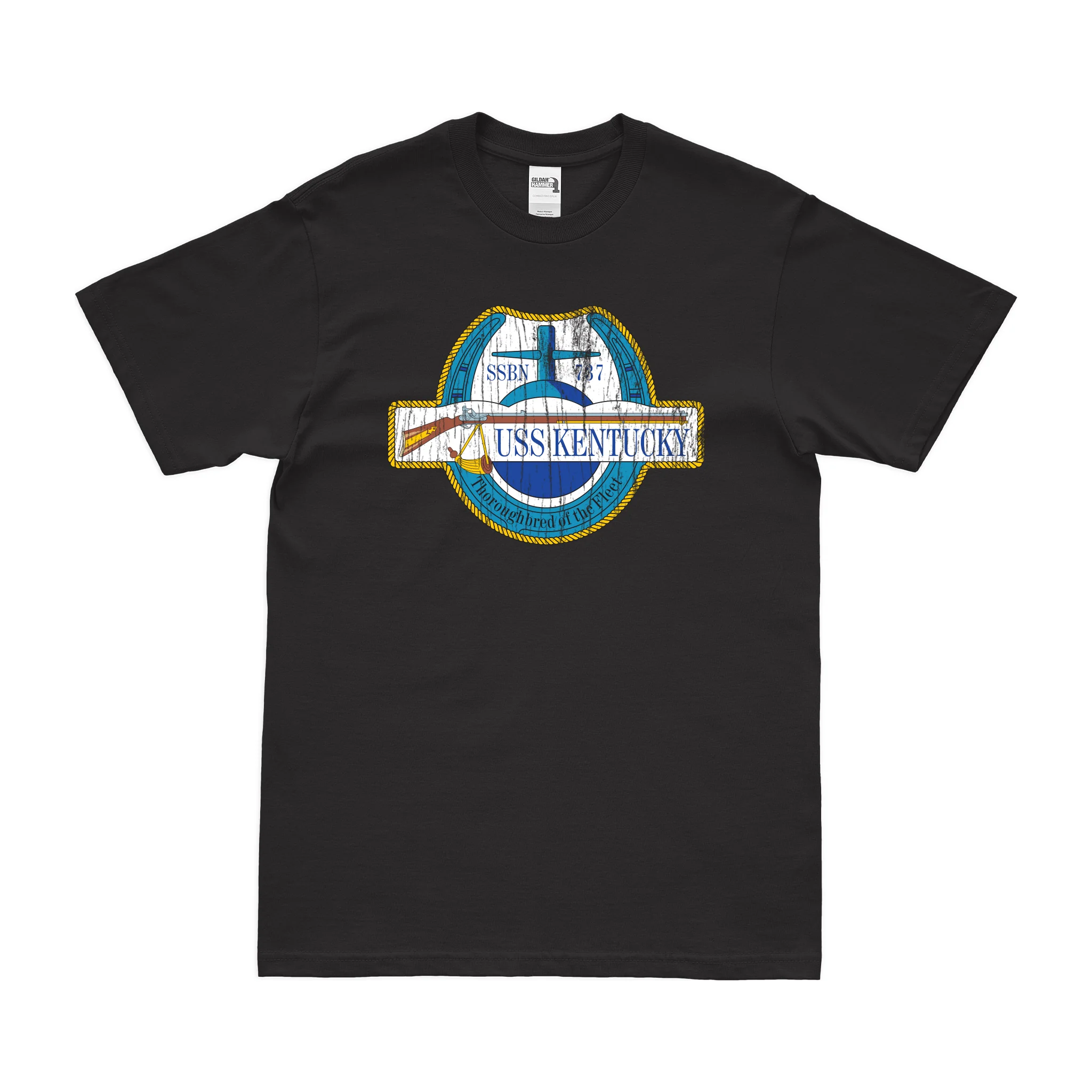 USS Kentucky (SSBN-737) Ballistic-Missile Submarine T-Shirt - Image 3