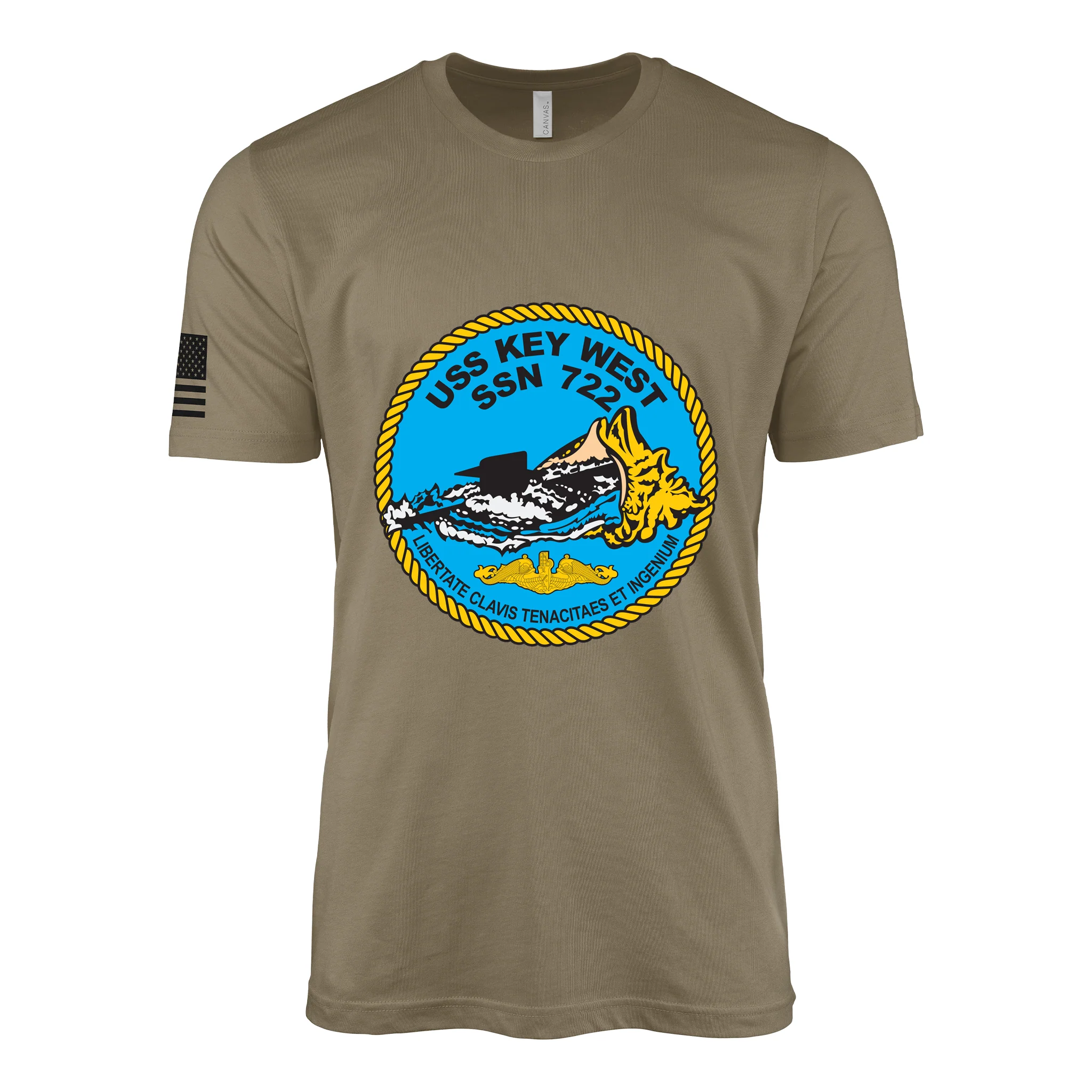 USS Key West (SSN-722) Submarine T-Shirt