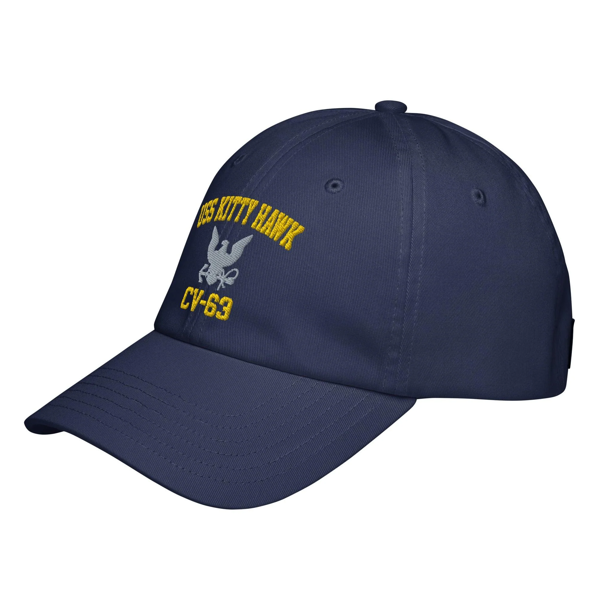 USS Kitty Hawk (CV-63) Embroidered Under Armour® Dad Hat - Image 6