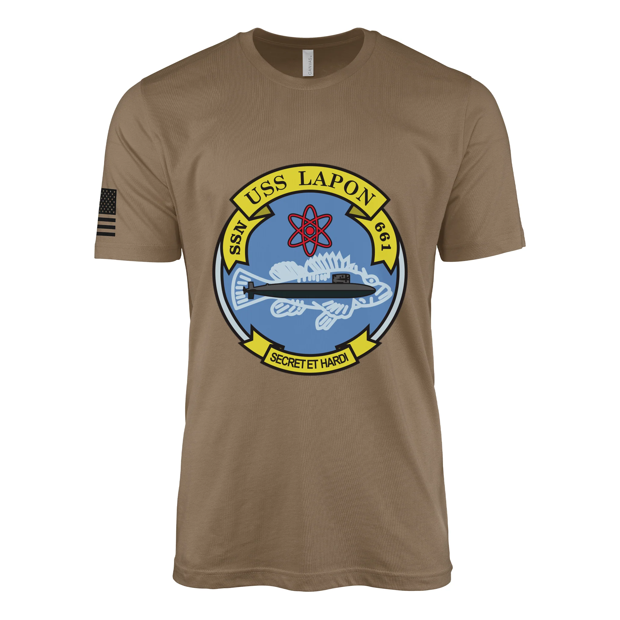 USS Lapon (SSN-661) Submarine T-Shirt - Image 2