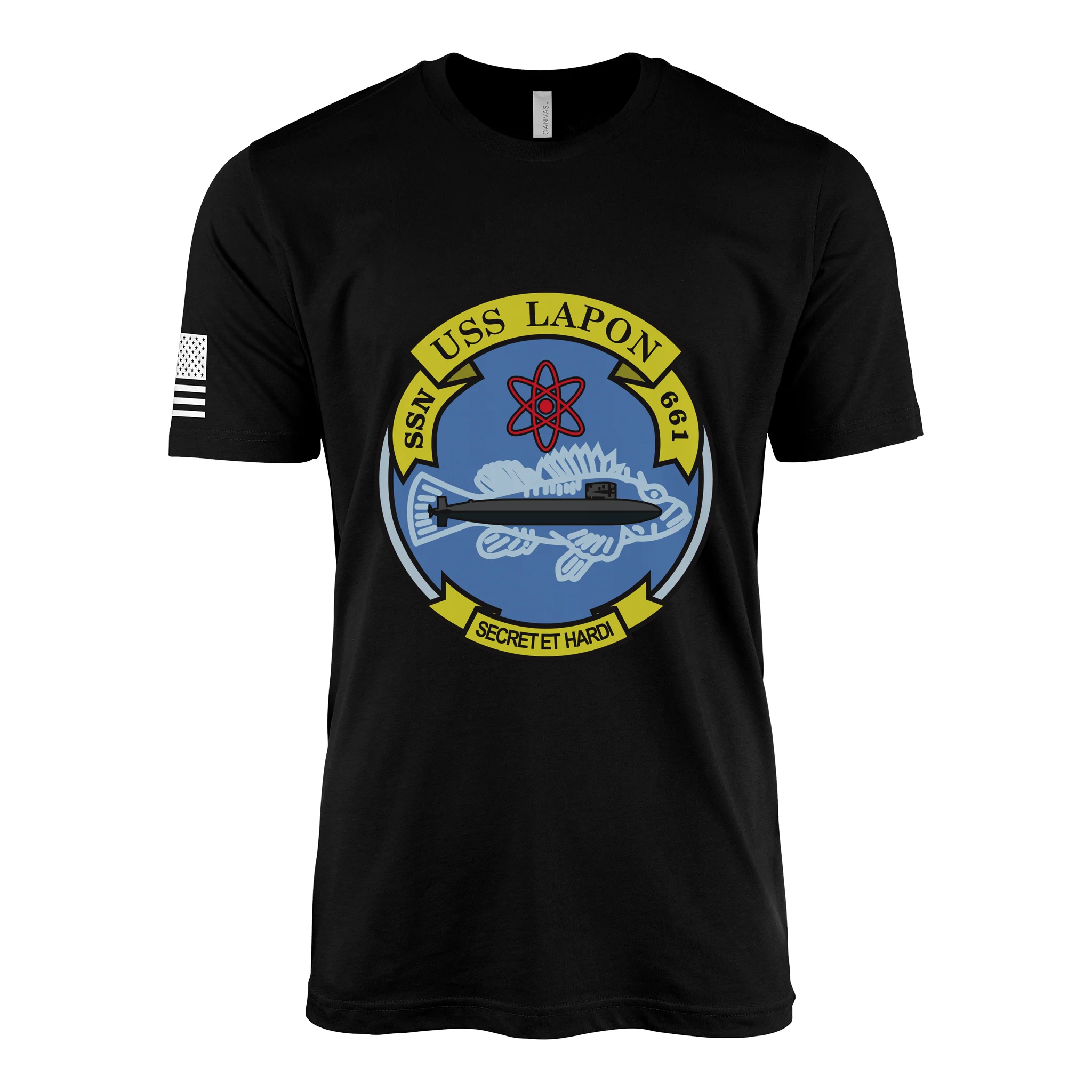 USS Lapon (SSN-661) Submarine T-Shirt - Image 3