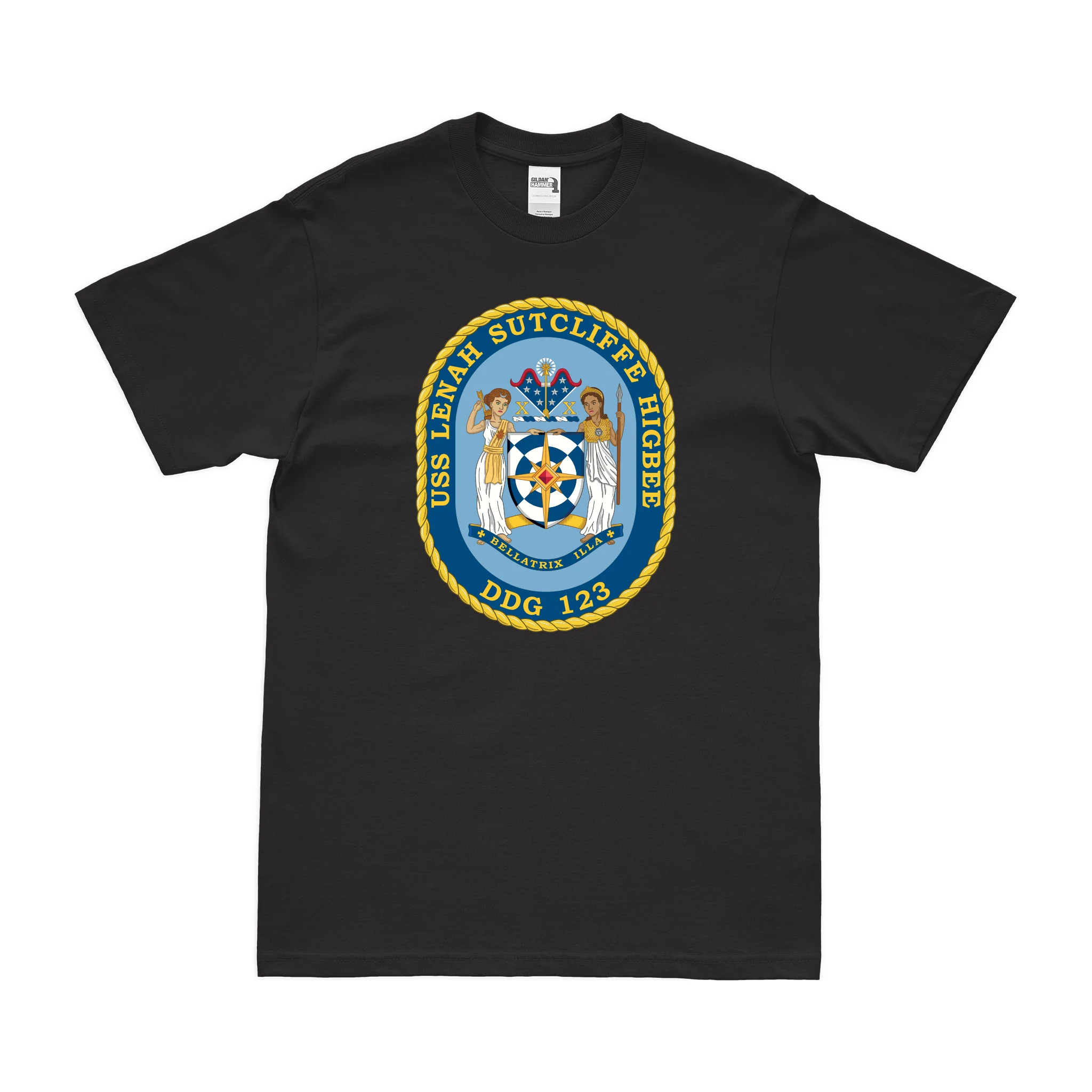USS Lenah Sutcliffe Higbee (DDG-123) Logo Emblem T-Shirt