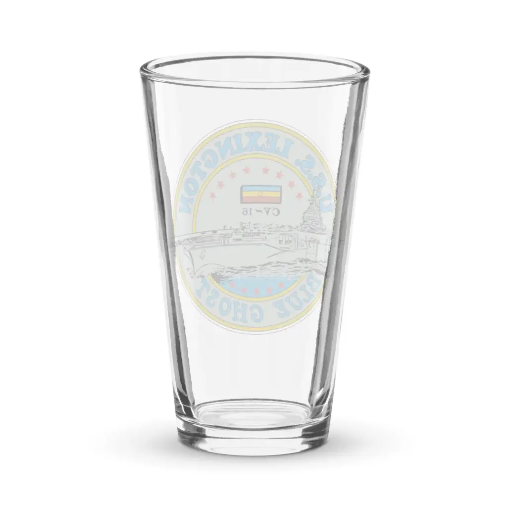 USS Lexington (CV-16) Beer Pint Glass - Image 2