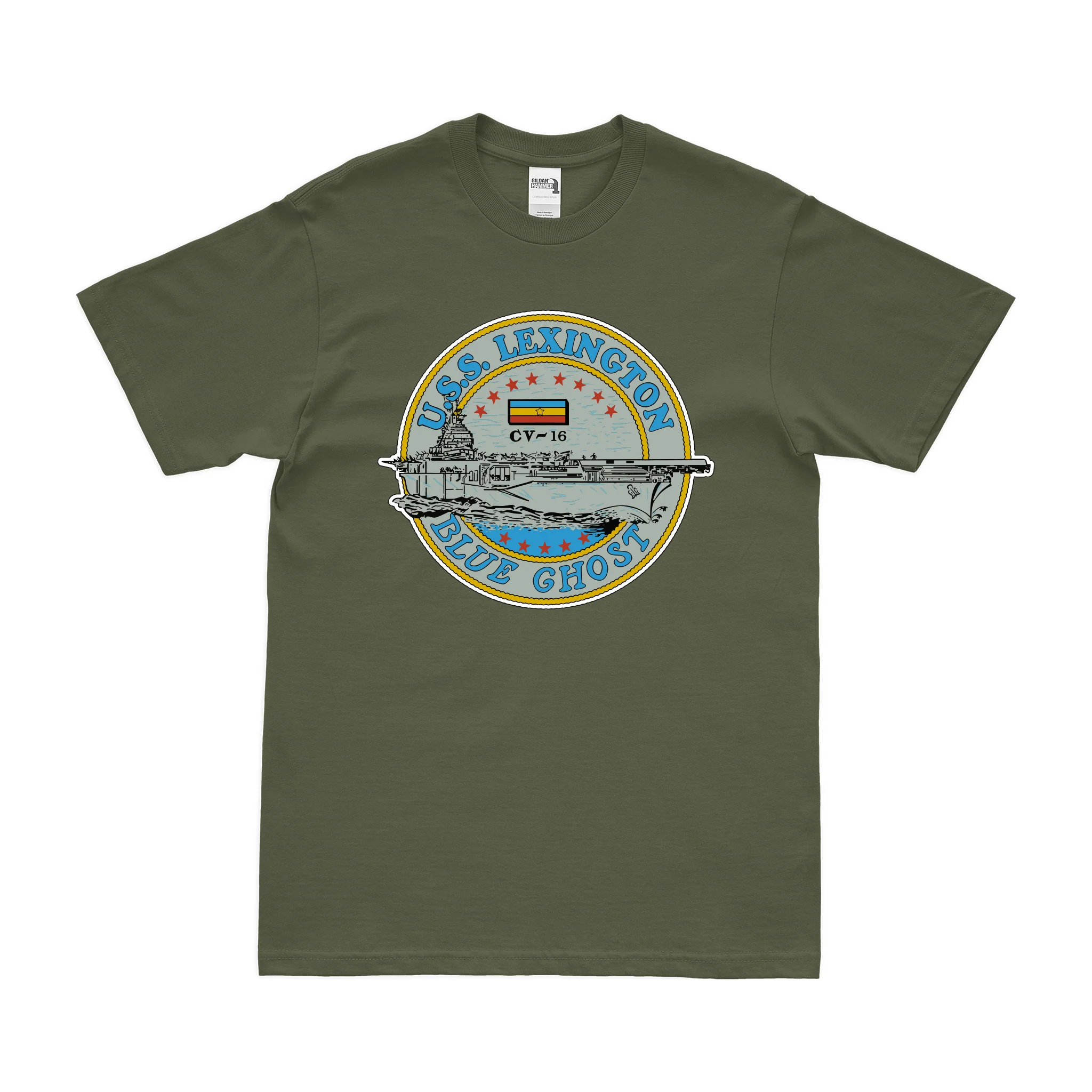 USS Lexington (CV-16) T-Shirt - Image 2