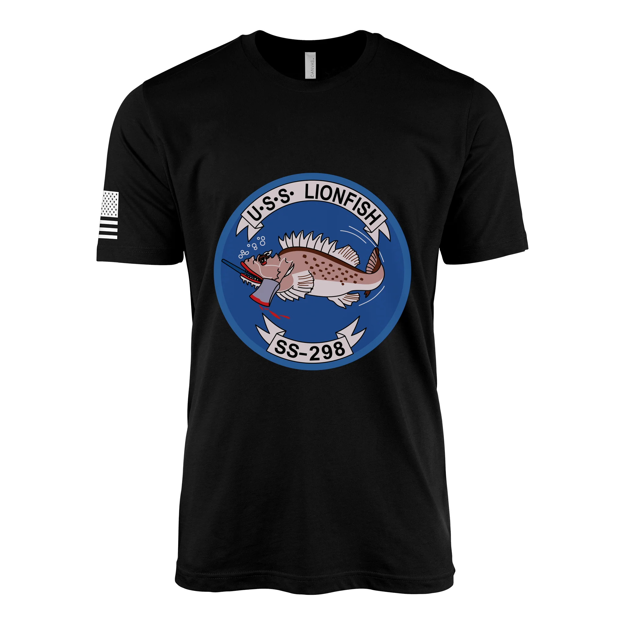 USS Lionfish (SS-298) Submarine T-Shirt - Image 2