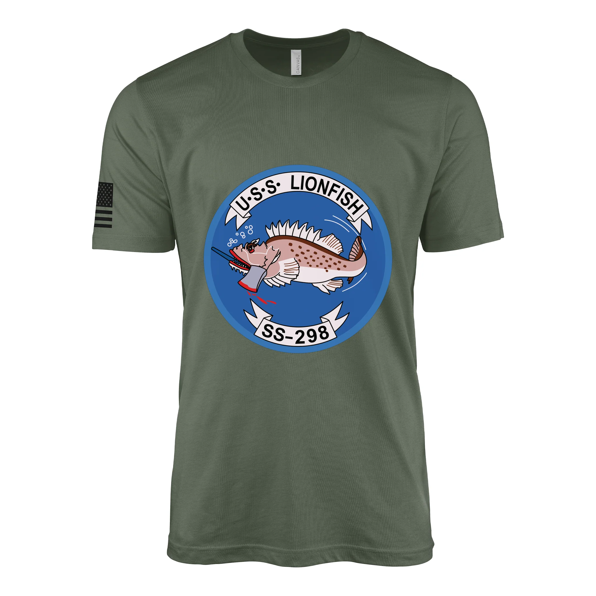 USS Lionfish (SS-298) Submarine T-Shirt - Image 3
