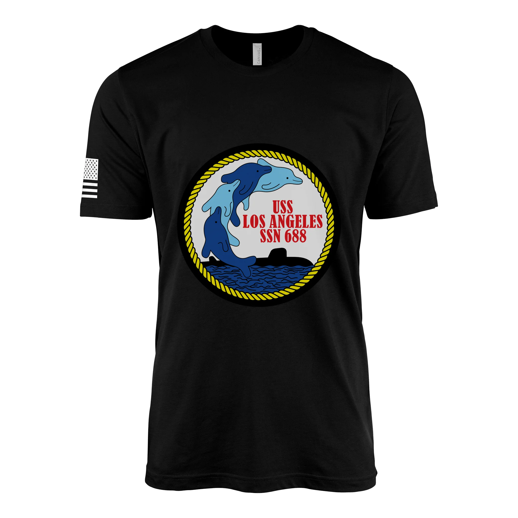 USS Los Angeles (SSN-688) Submarine T-Shirt - Image 3
