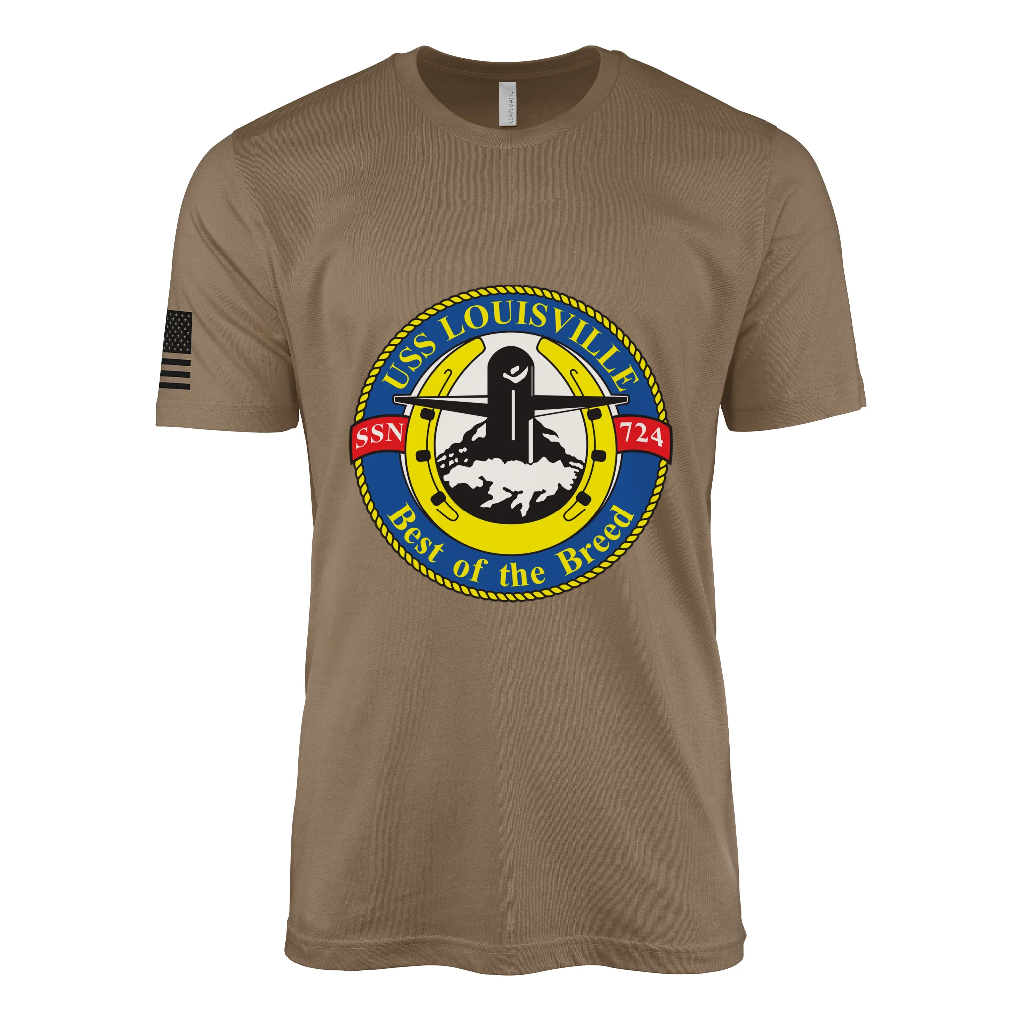USS Louisville (SSN-724) Submarine T-Shirt - Image 2