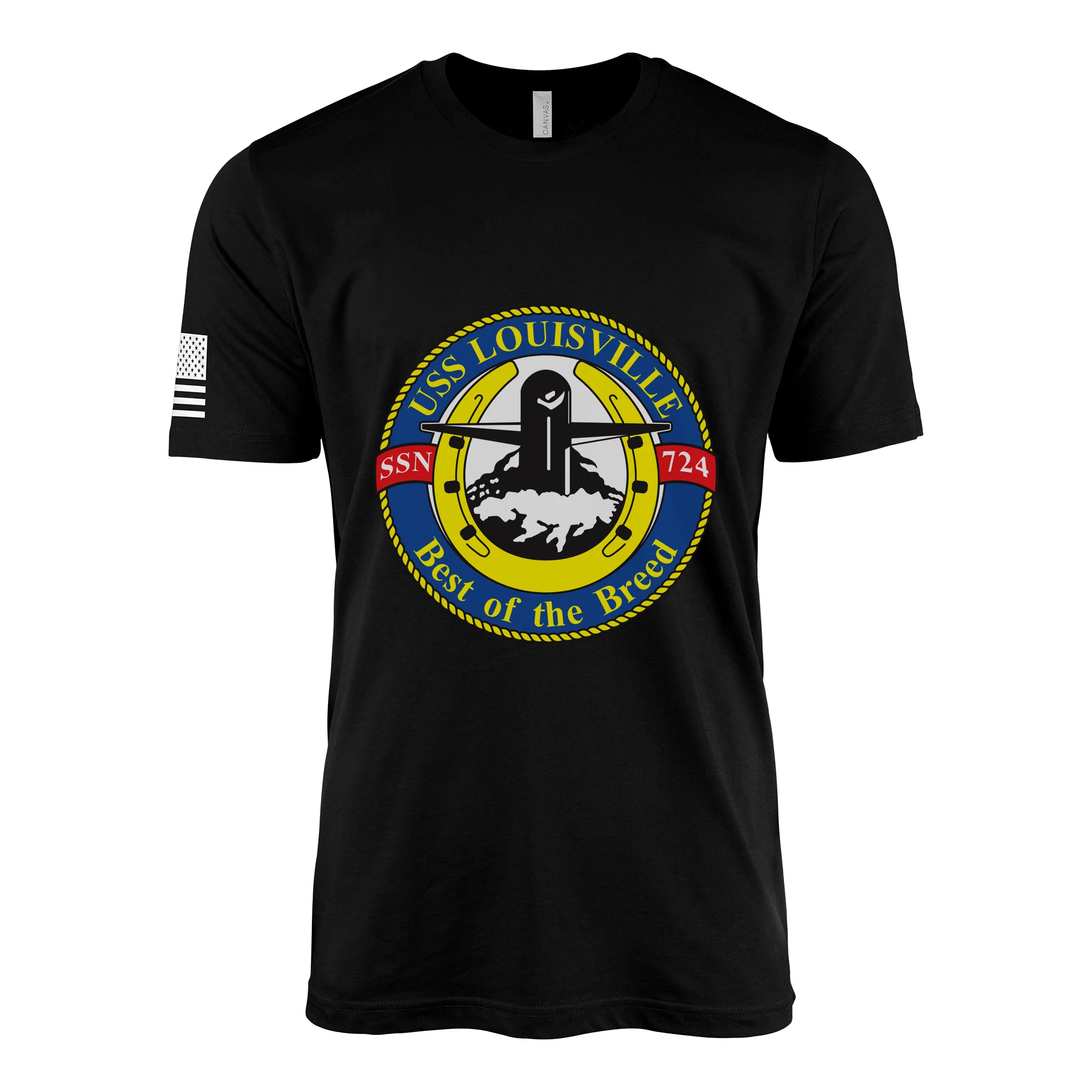 USS Louisville (SSN-724) Submarine T-Shirt - Image 3
