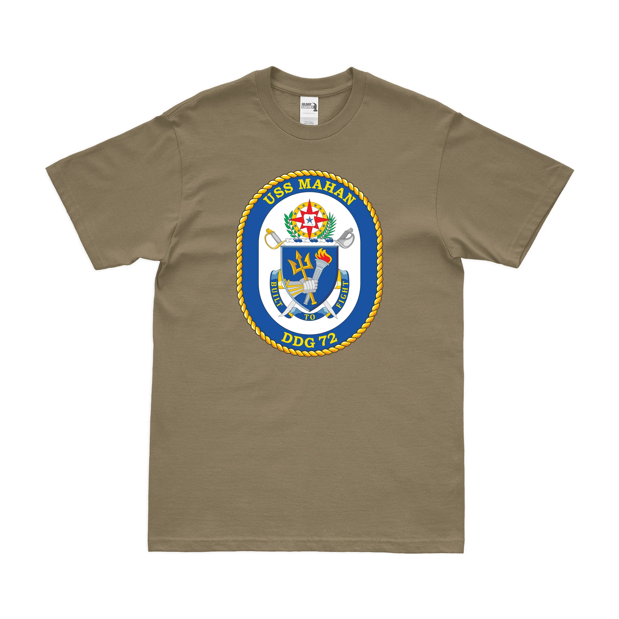 USS Mahan (DDG-72) Logo Emblem T-Shirt - Image 3