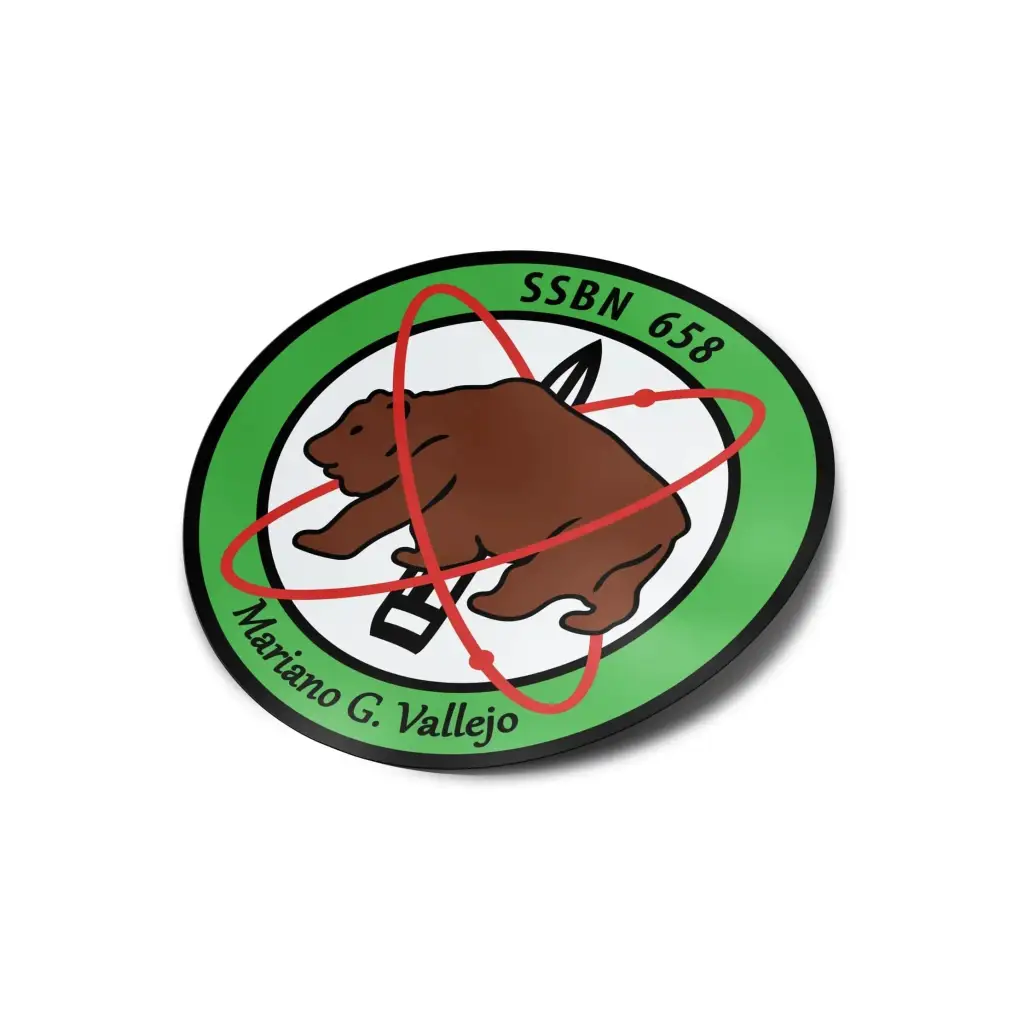 USS Mariano G. Vallejo (SSBN-658) Die-Cut Vinyl Sticker Decal