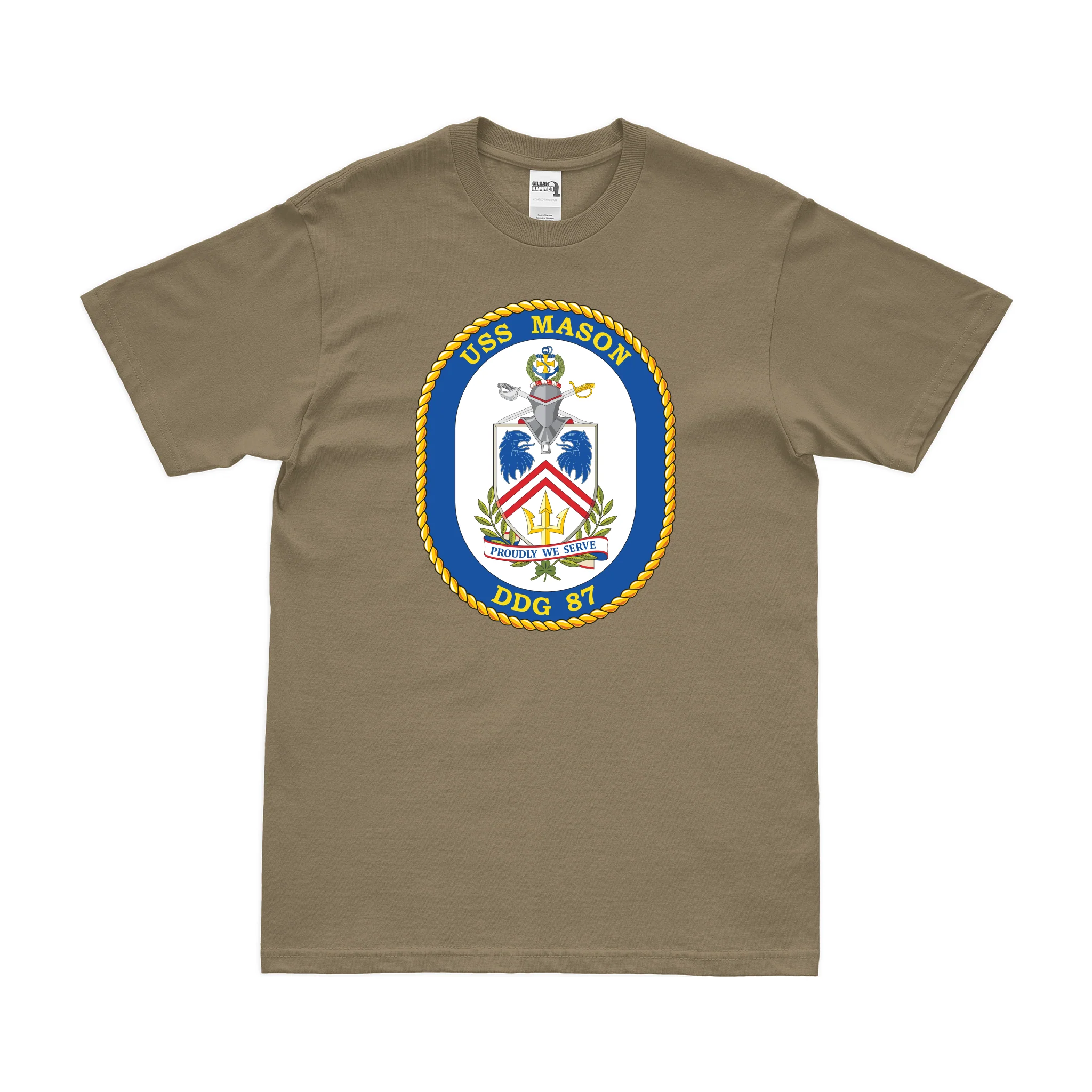 USS Mason (DDG-87) Logo Emblem T-Shirt - Image 3