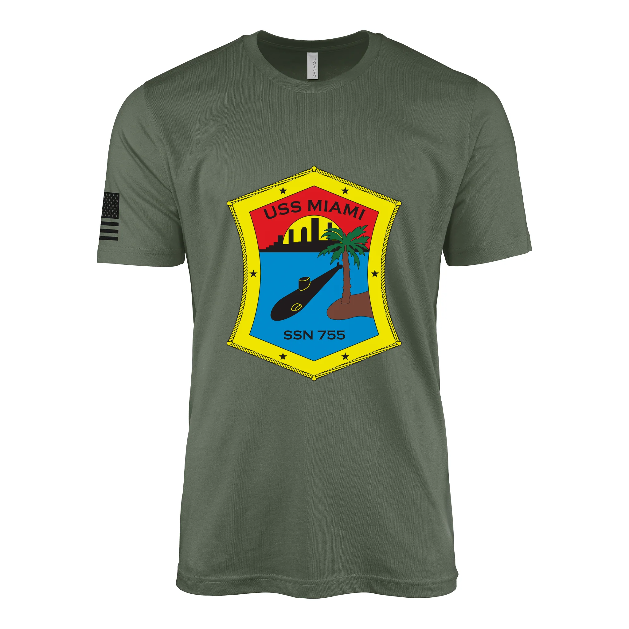 USS Miami (SSN-755) Submarine T-Shirt - Image 4