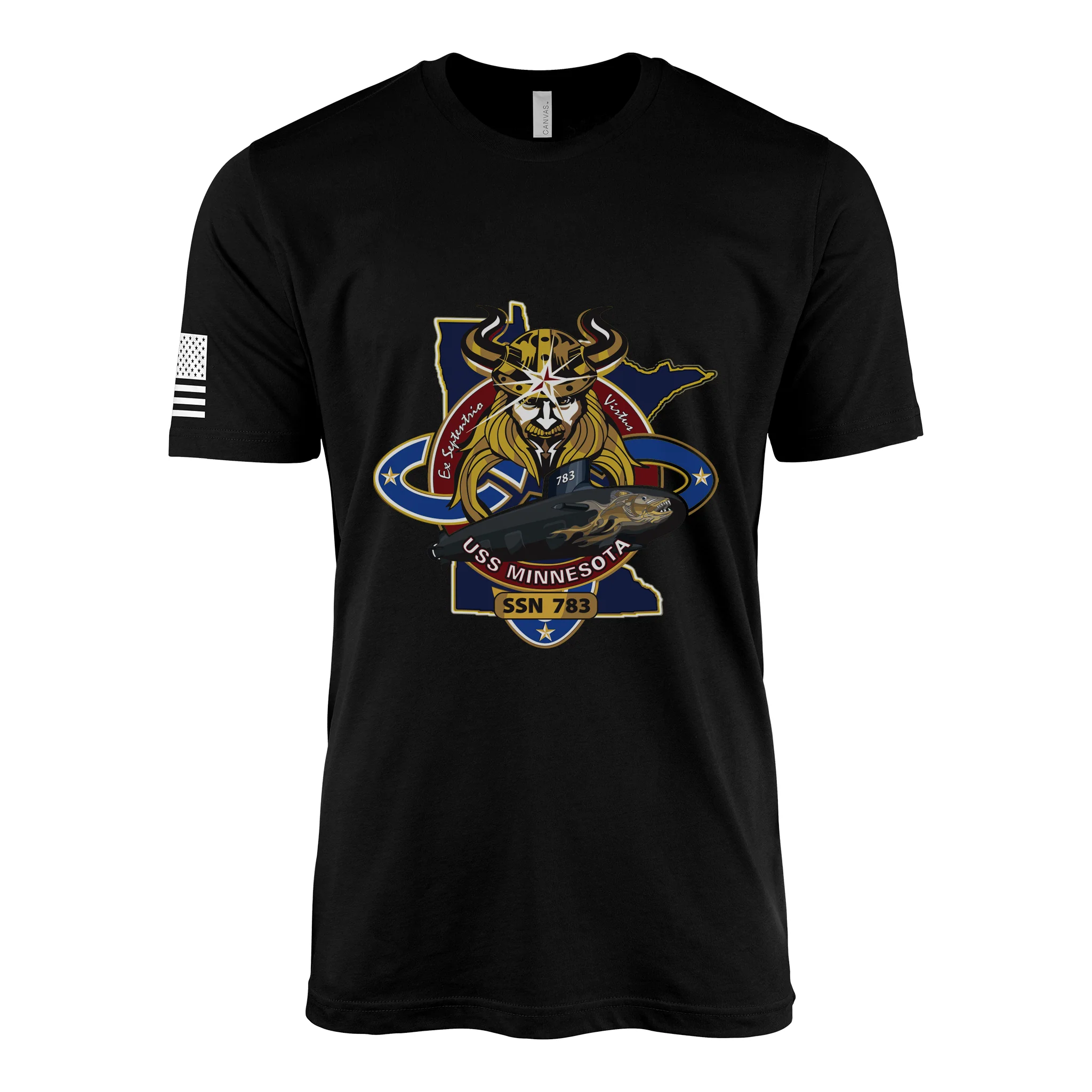USS Minnesota (SSN-783) Submarine T-Shirt - Image 3