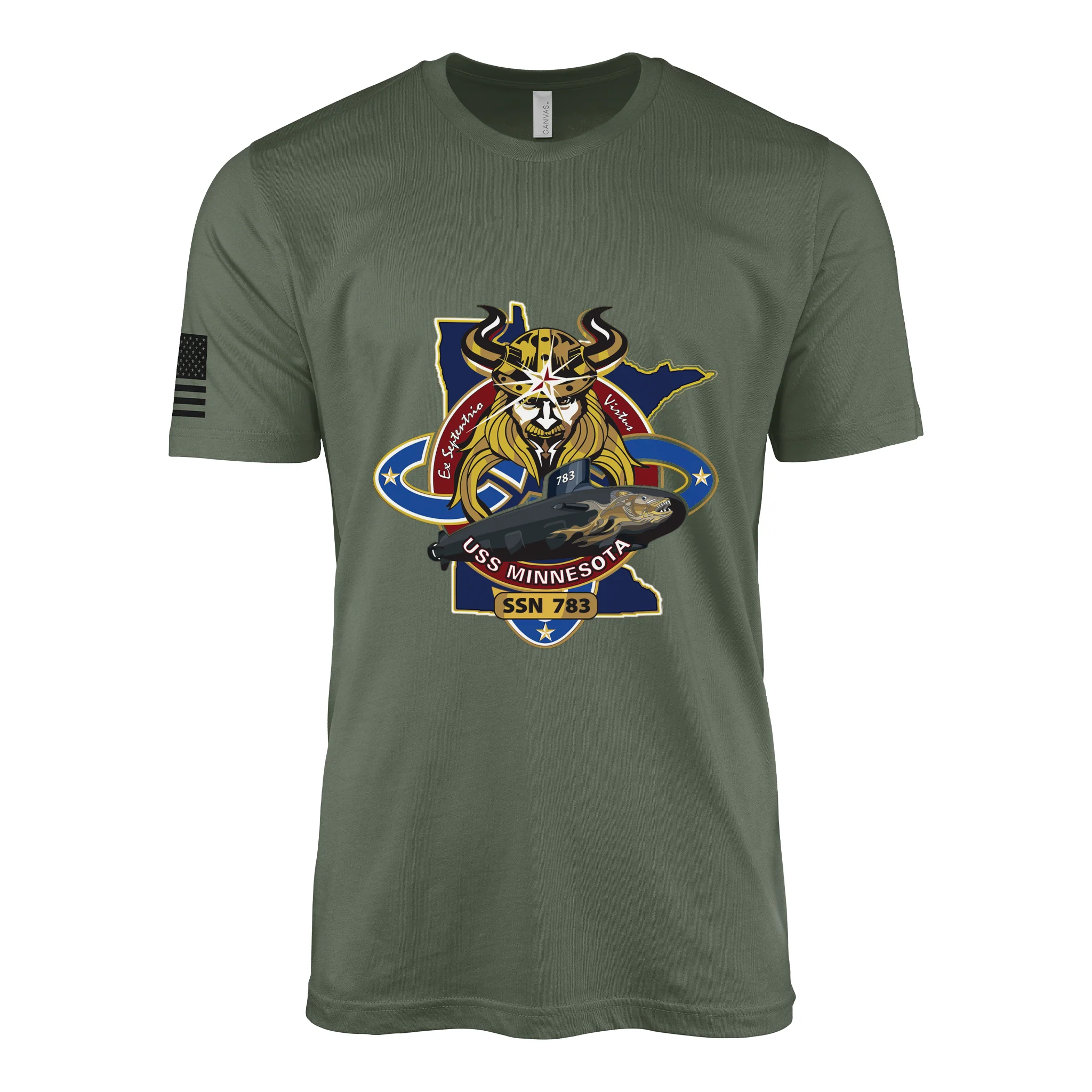 USS Minnesota (SSN-783) Submarine T-Shirt - Image 4