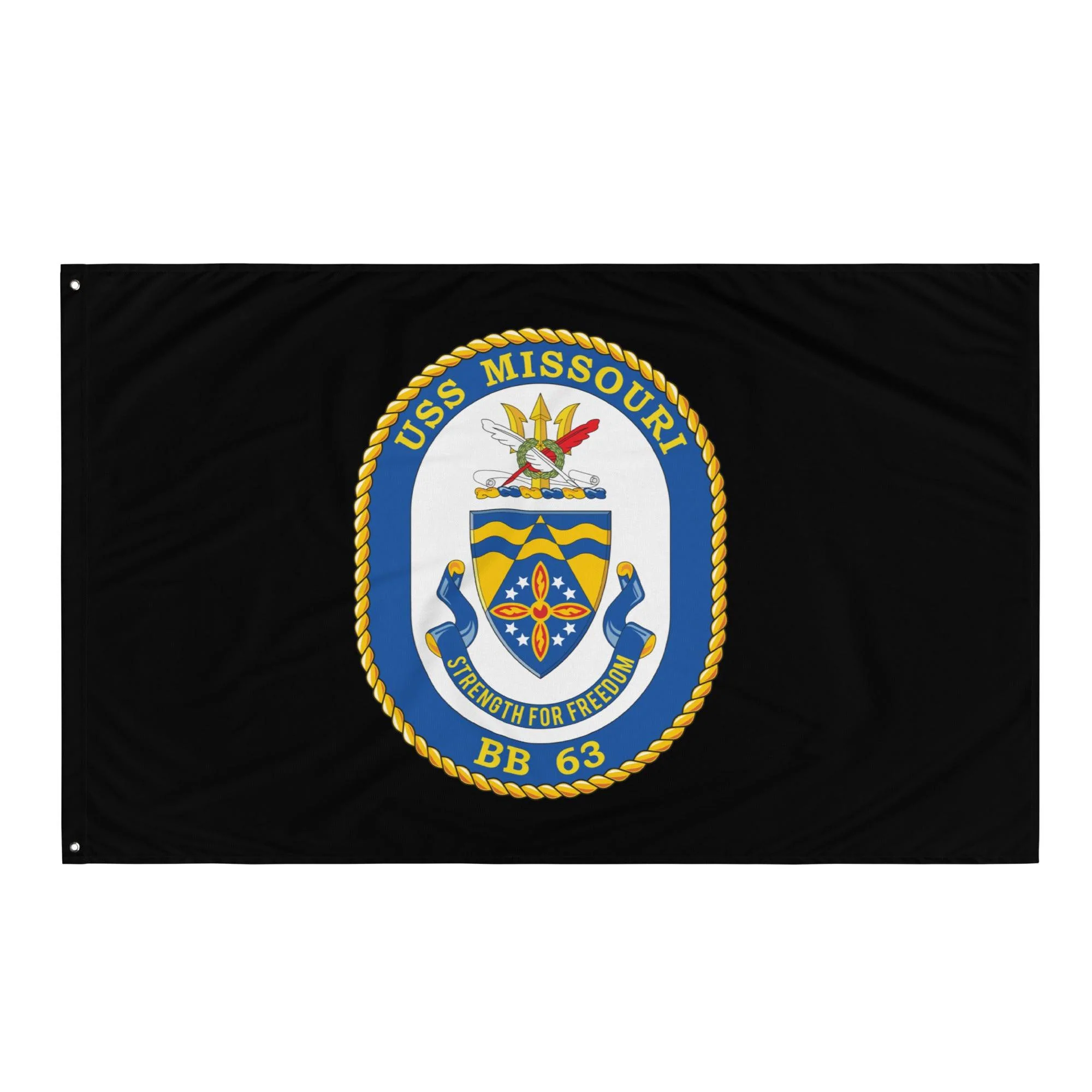 USS Missouri (BB-63) Battleship Legacy Indoor Wall Flag - Image 3