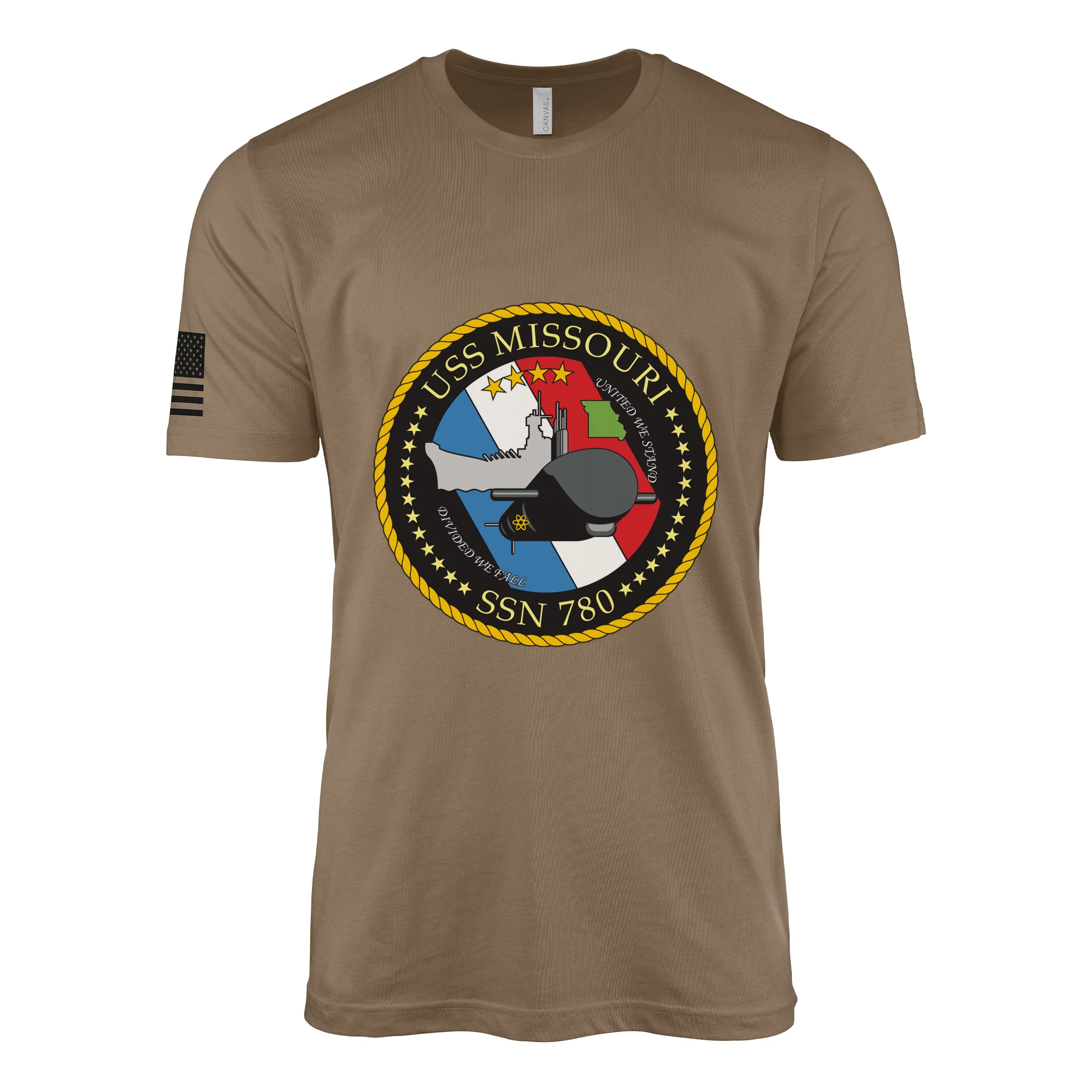USS Missouri (SSN-780) Submarine T-Shirt - Image 2