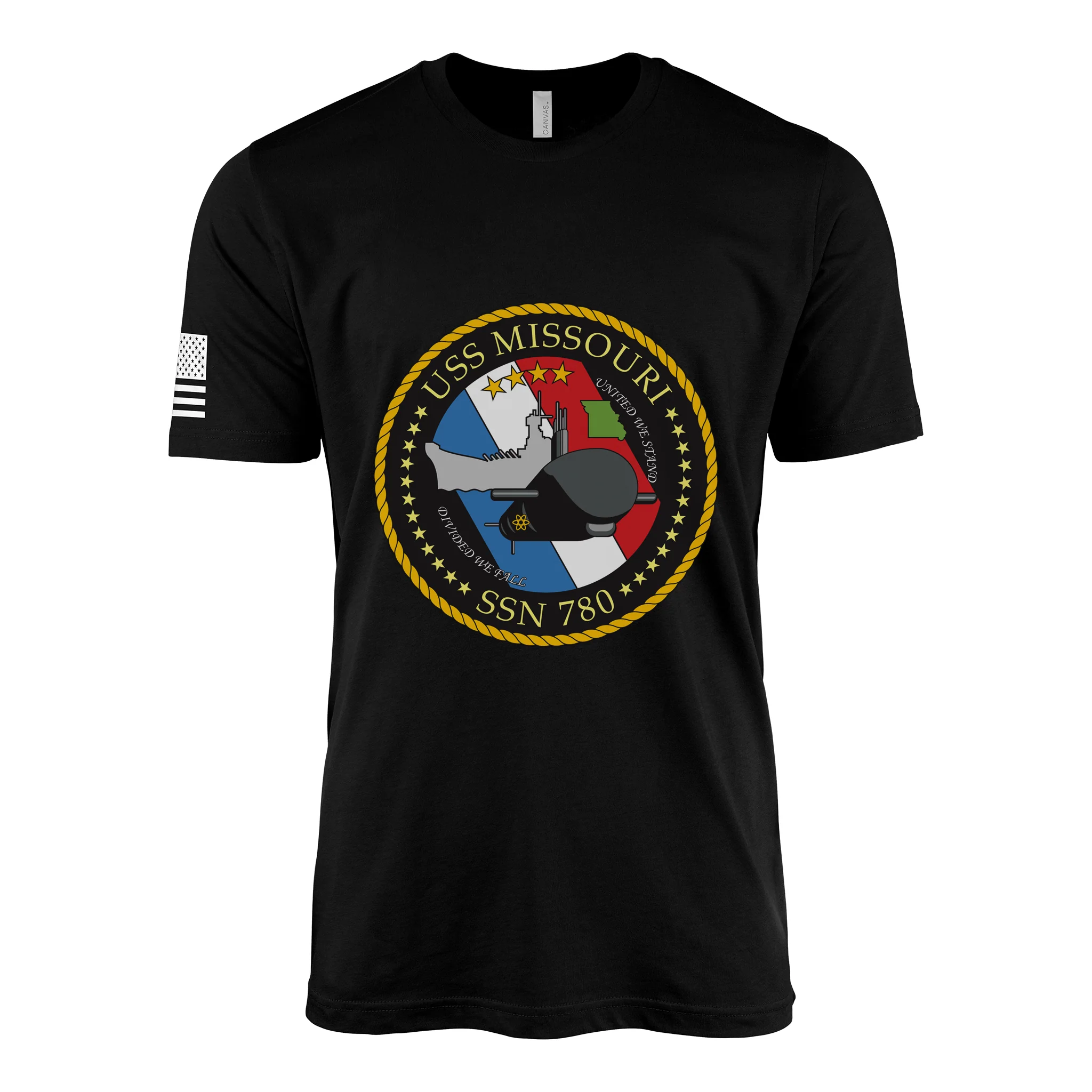 USS Missouri (SSN-780) Submarine T-Shirt - Image 3