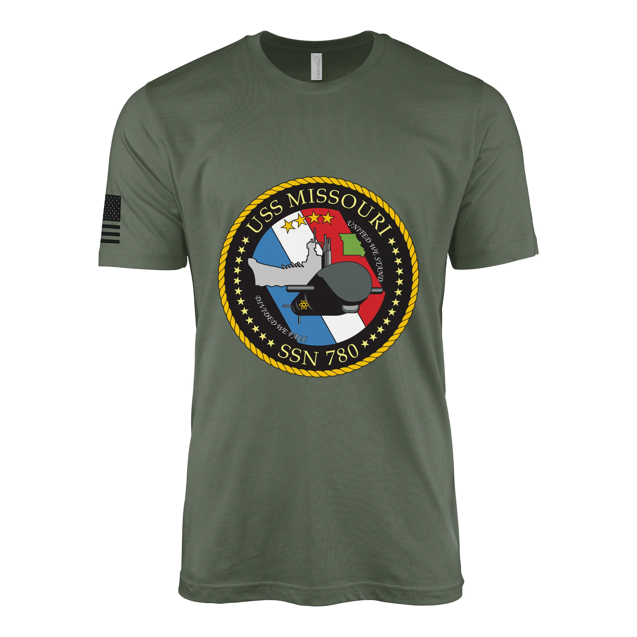 USS Missouri (SSN-780) Submarine T-Shirt - Image 4