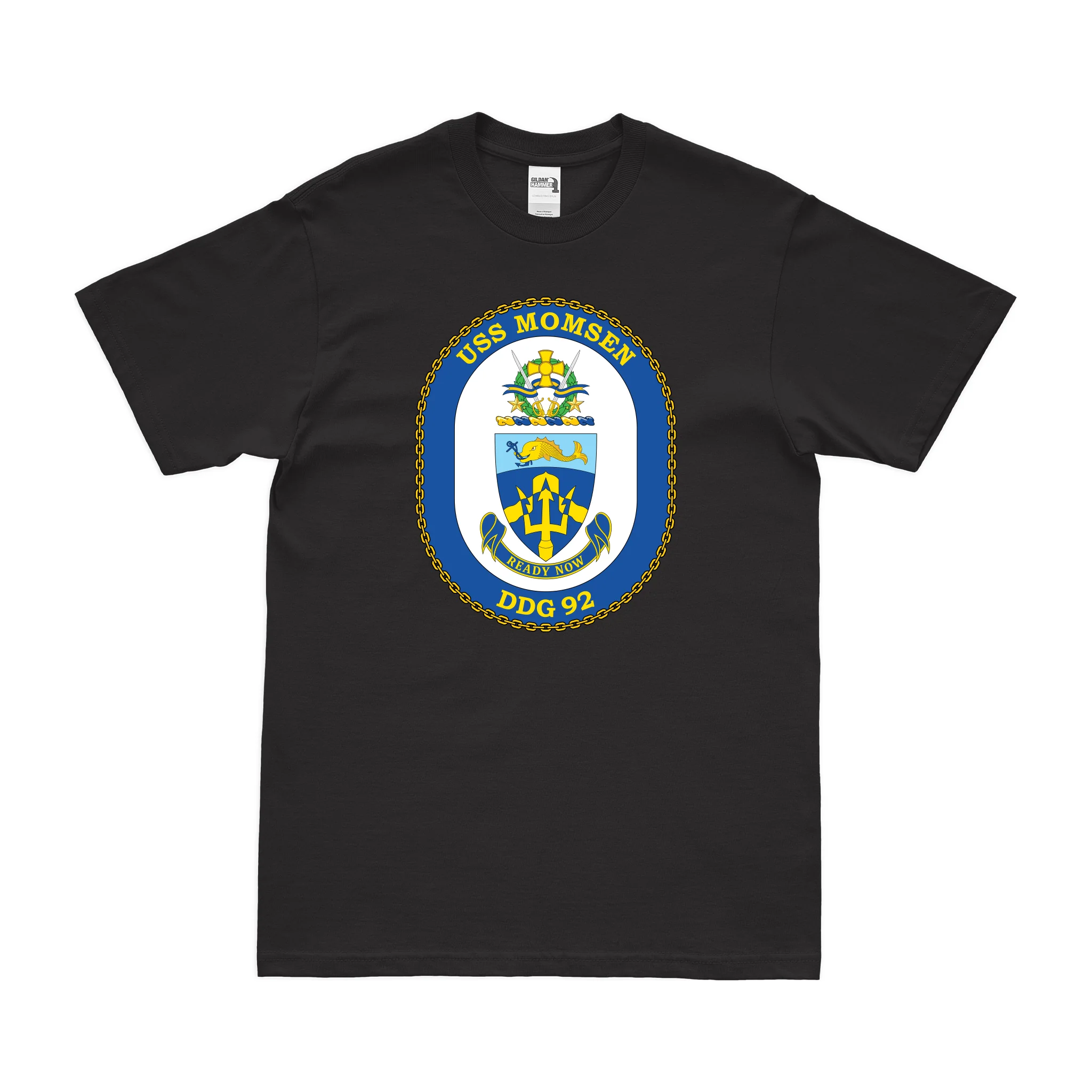 USS Momsen (DDG-92) Logo Emblem T-Shirt