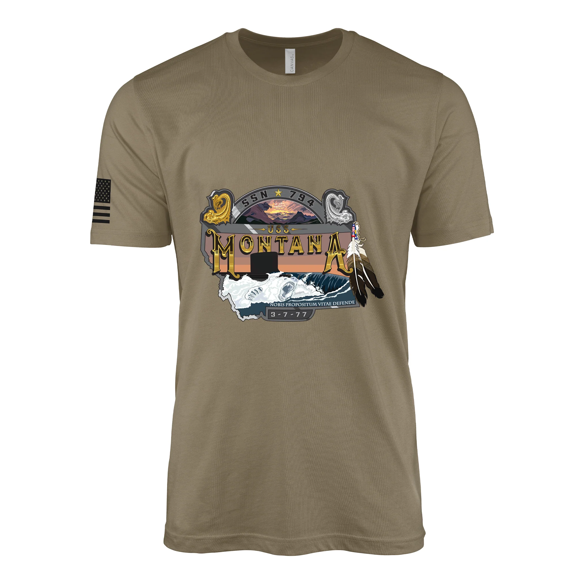 USS Montana (SSN-795) Submarine T-Shirt