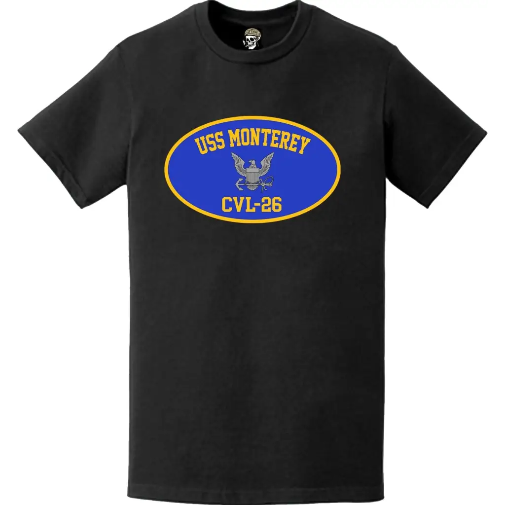 USS Monterey (CVL-26) Aircraft Carrier T-Shirt