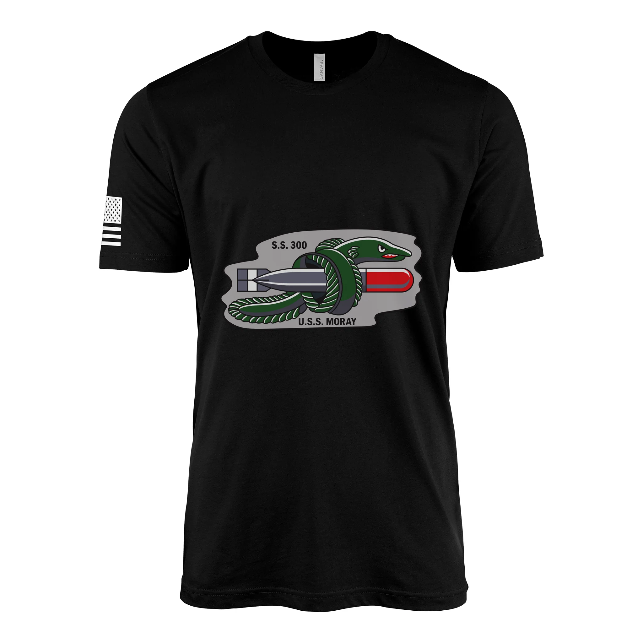 USS Moray (SS-300) Submarine T-Shirt - Image 2