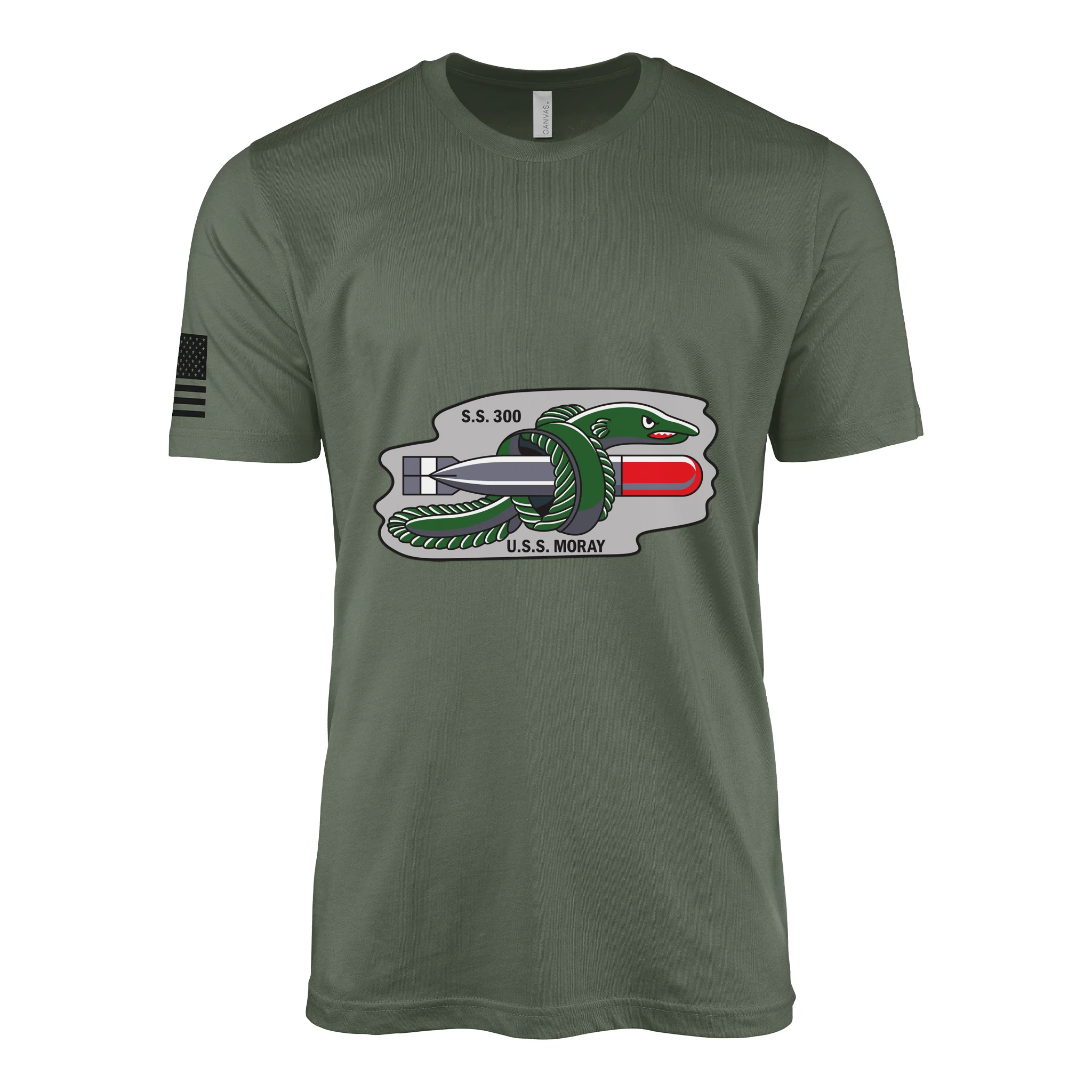 USS Moray (SS-300) Submarine T-Shirt - Image 3