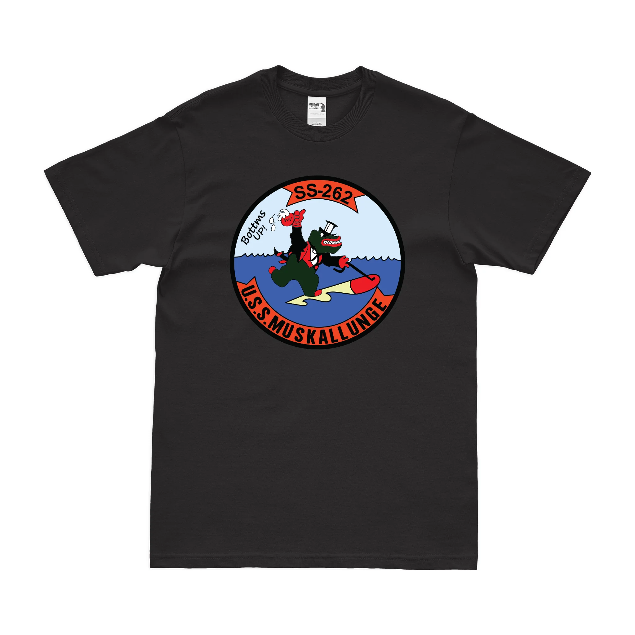 USS Muskallunge (SS-262) Gato-class Submarine T-Shirt