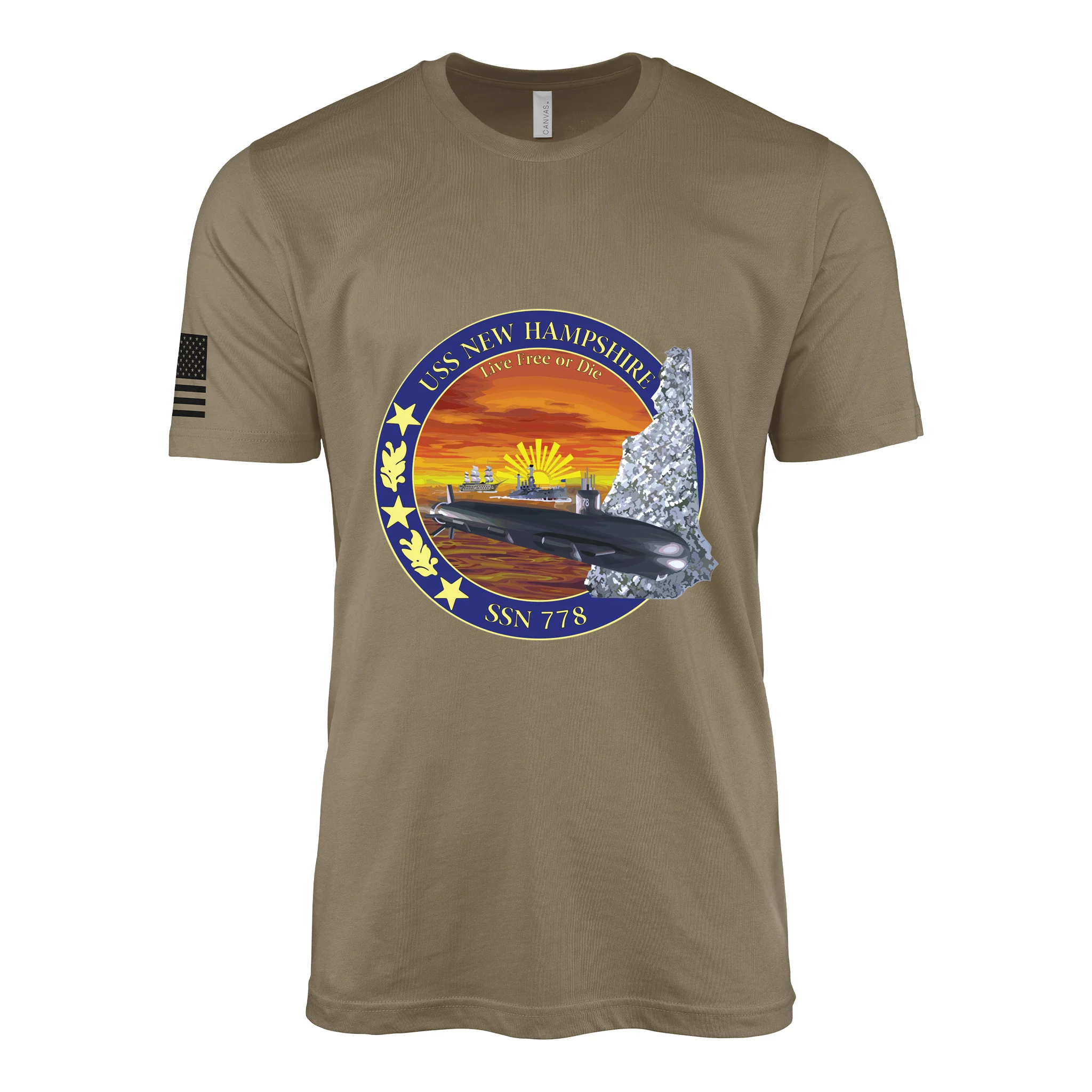 USS New Hampshire (SSN-778) Submarine T-Shirt