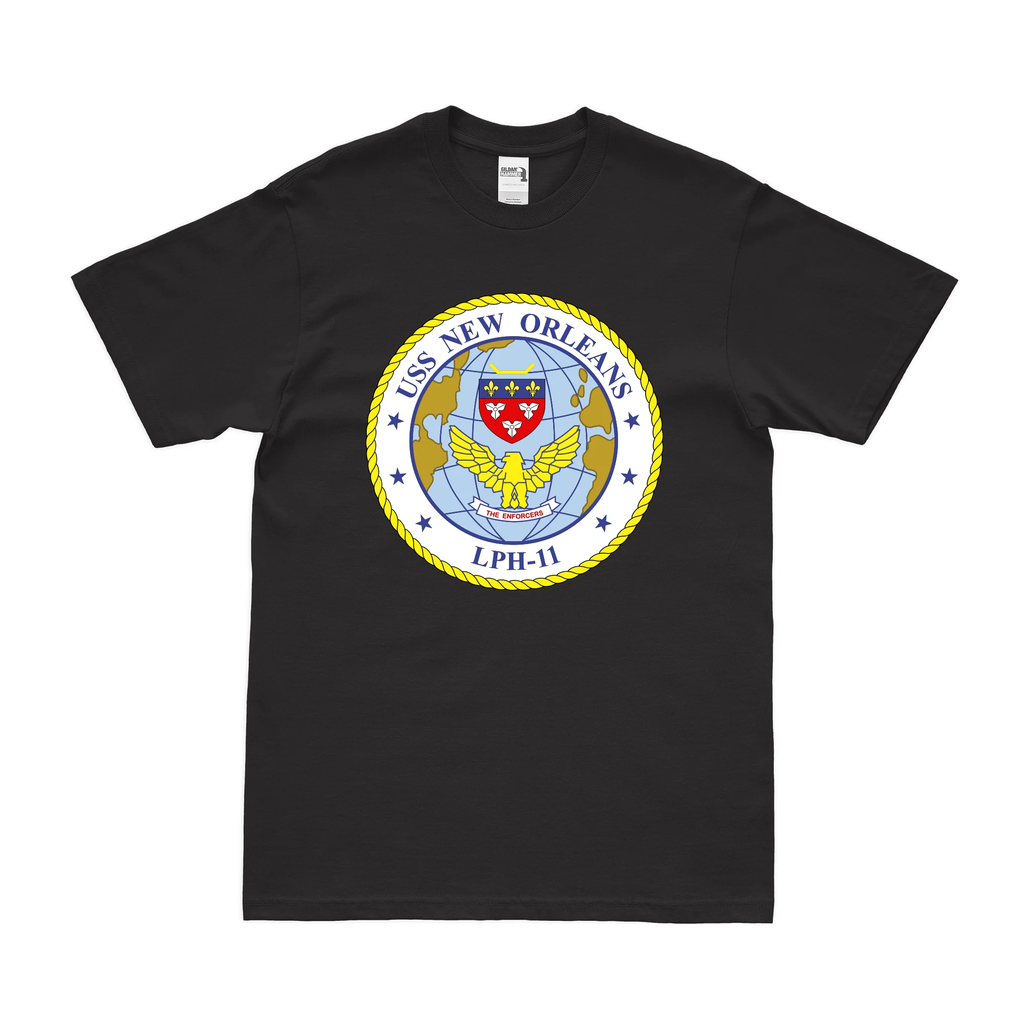 USS New Orleans (LPH-11) Emblem T-Shirt