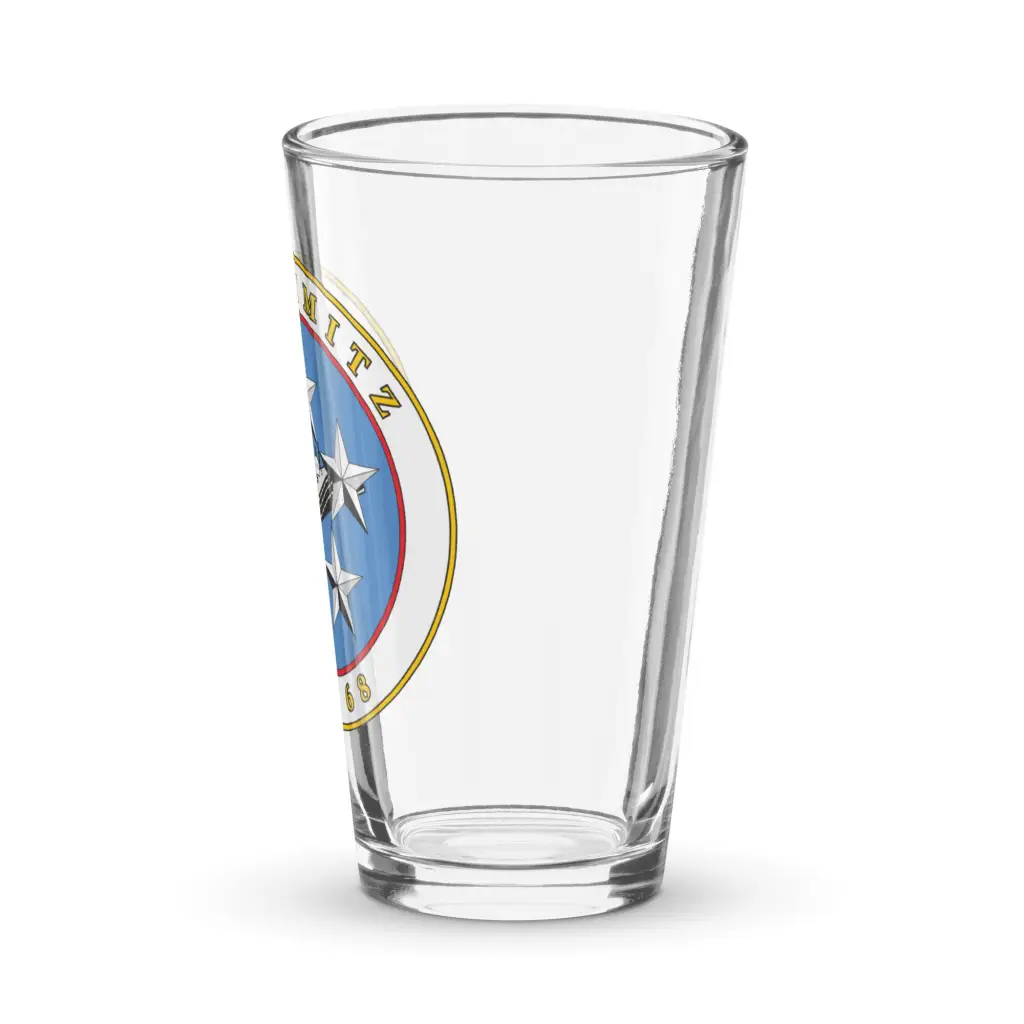 USS Nimitz (CVN-68) Beer Pint Glass - Image 4