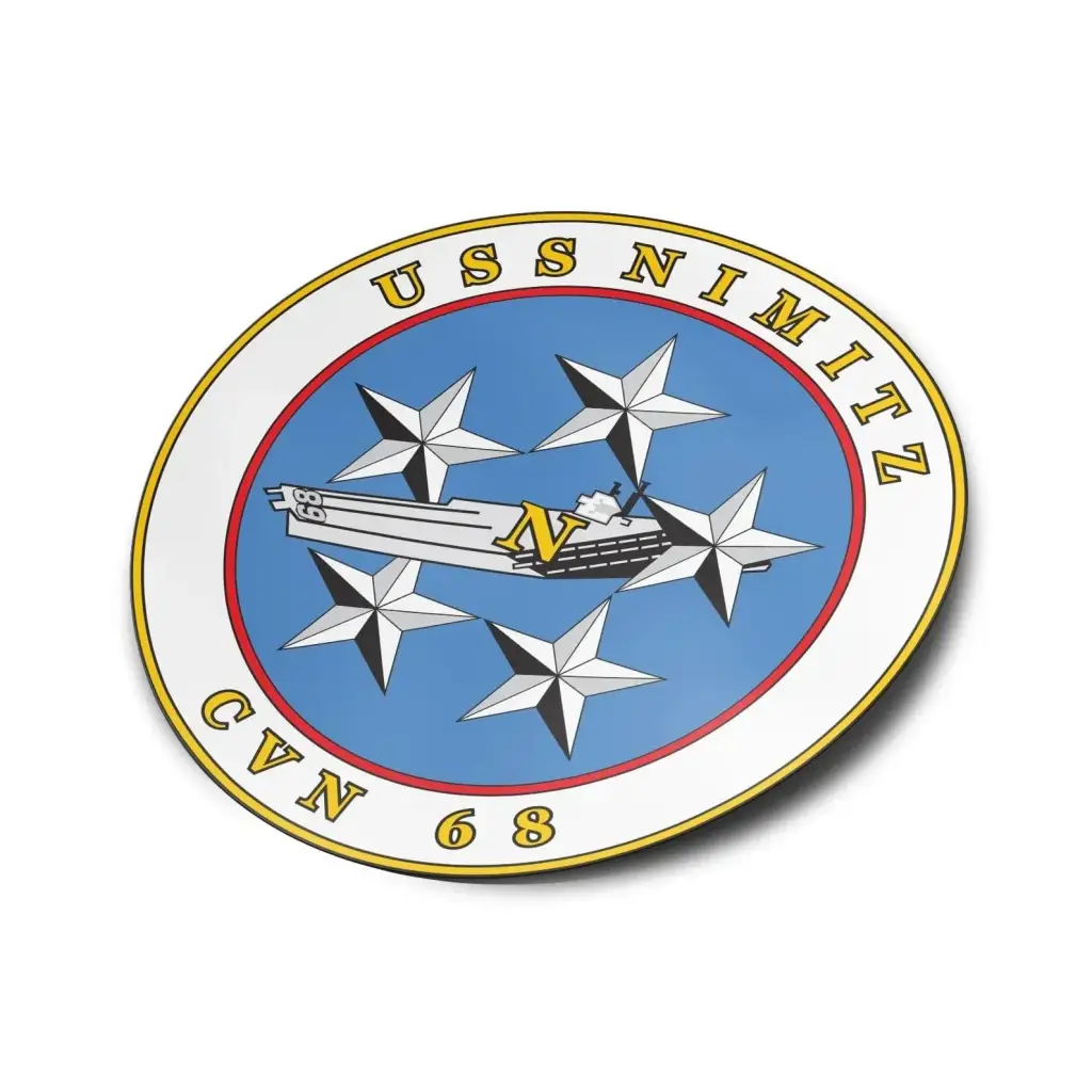 USS Nimitz (CVN-68) Logo Emblem Sticker Decal
