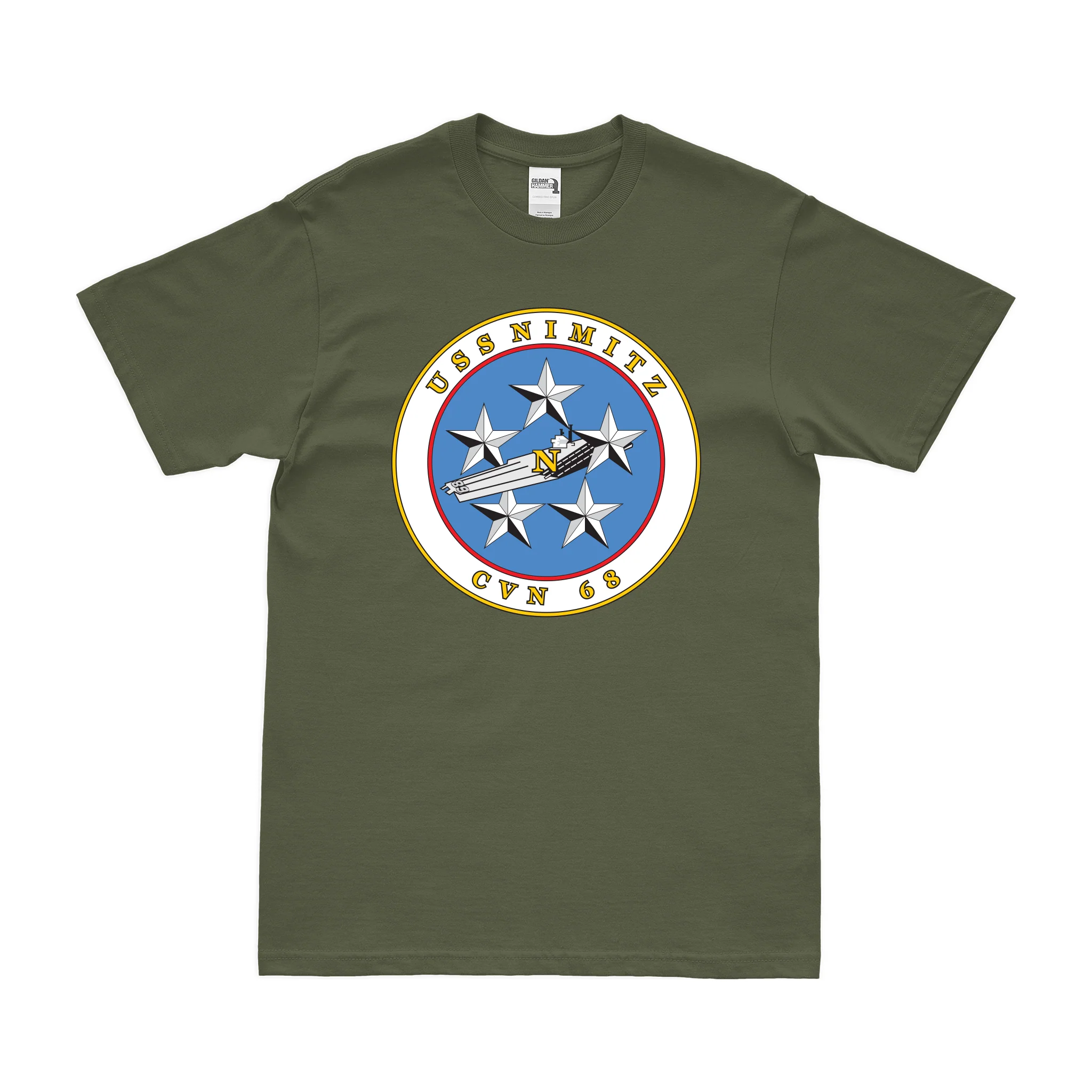 USS Nimitz (CVN-68) Logo T-Shirt - Image 2