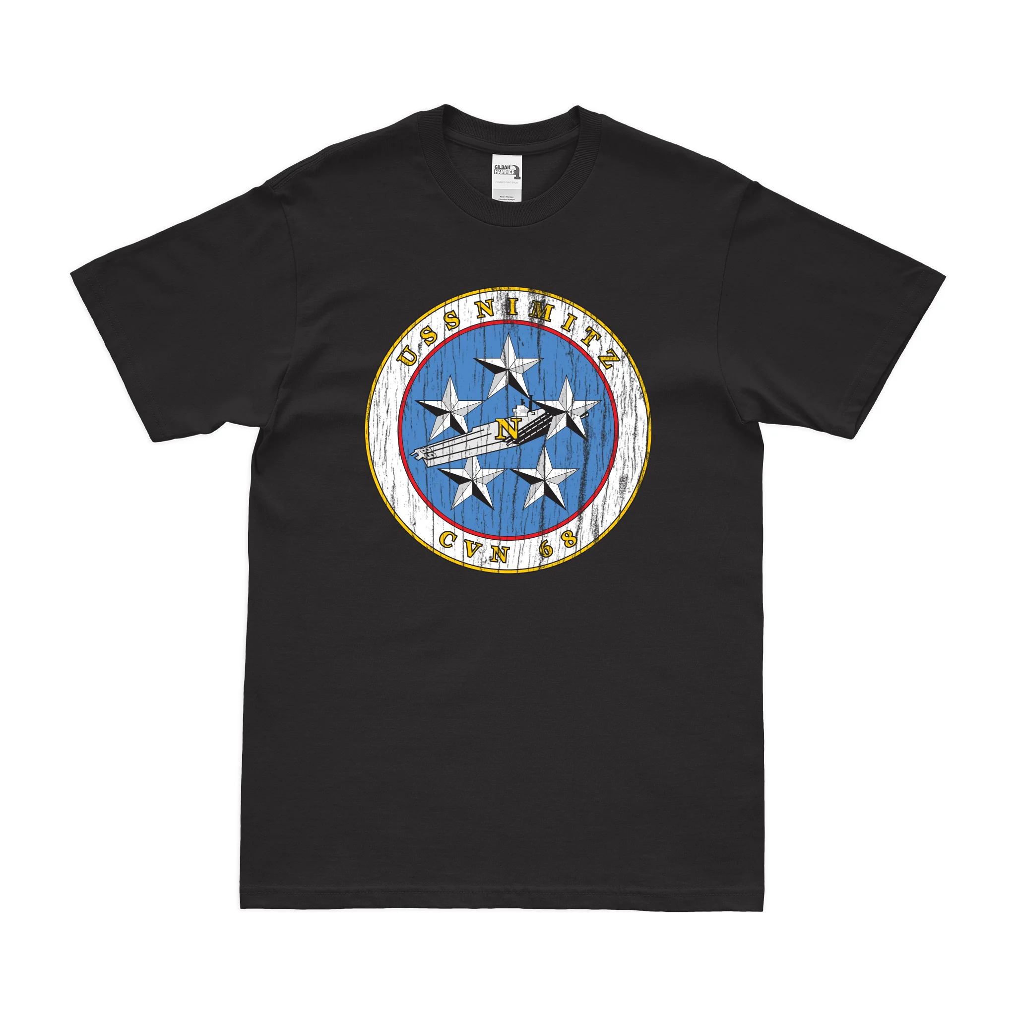 USS Nimitz (CVN-68) Logo T-Shirt - Image 3
