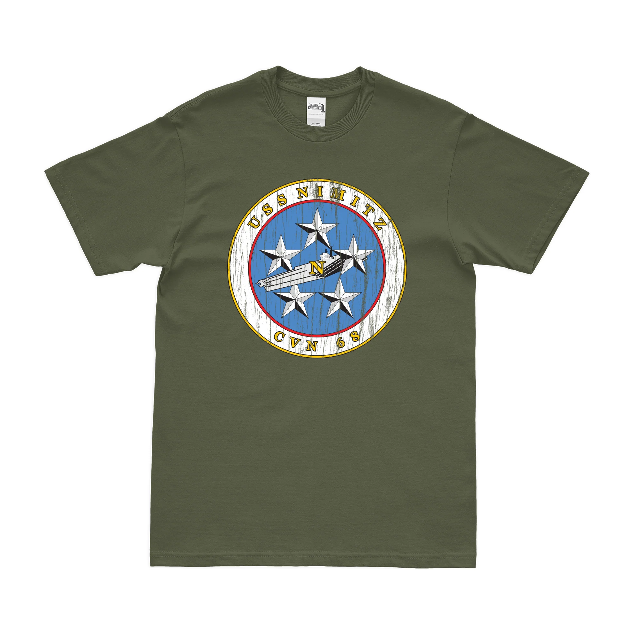 USS Nimitz (CVN-68) Logo T-Shirt - Image 4