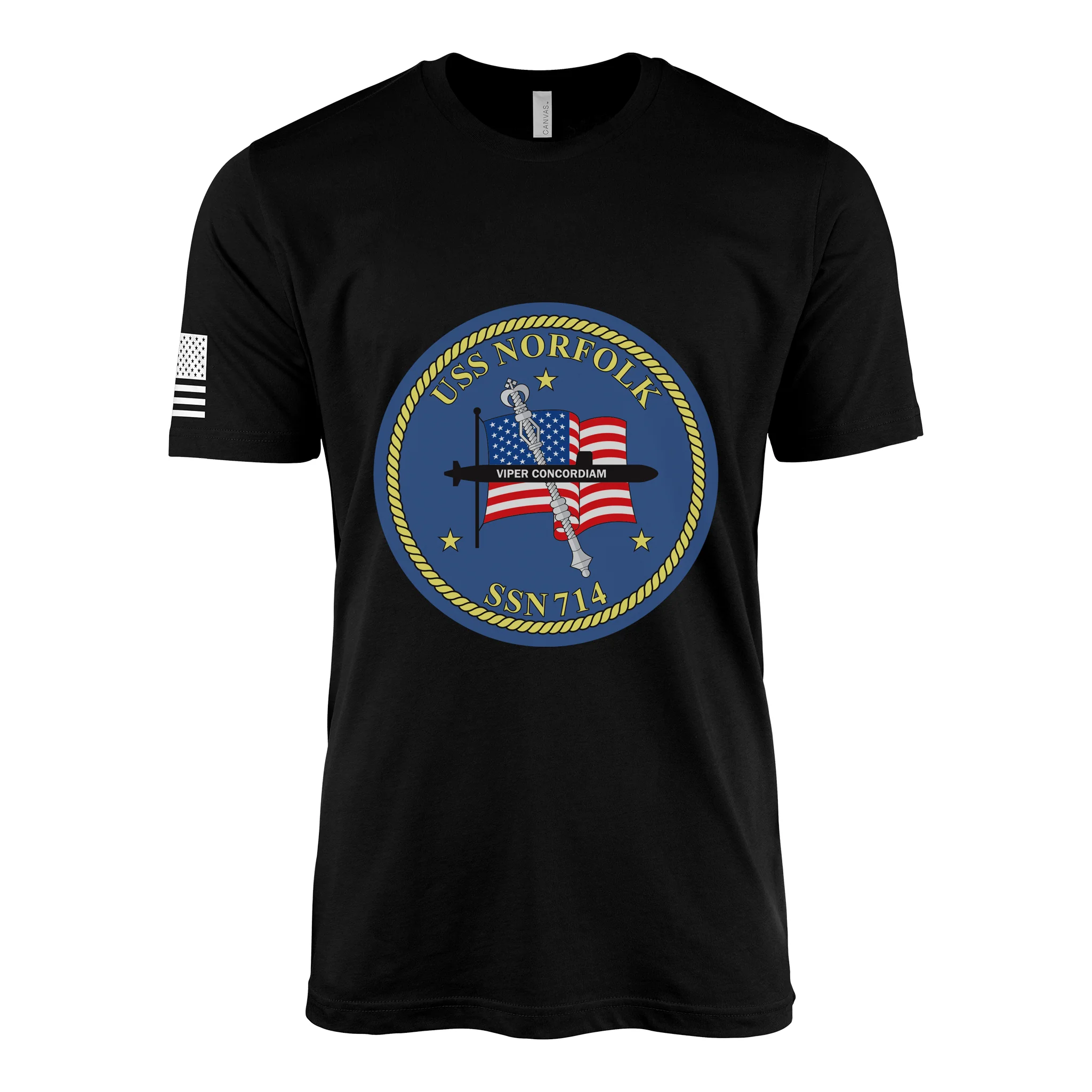 USS Norfolk (SSN-714) Submarine T-Shirt - Image 3