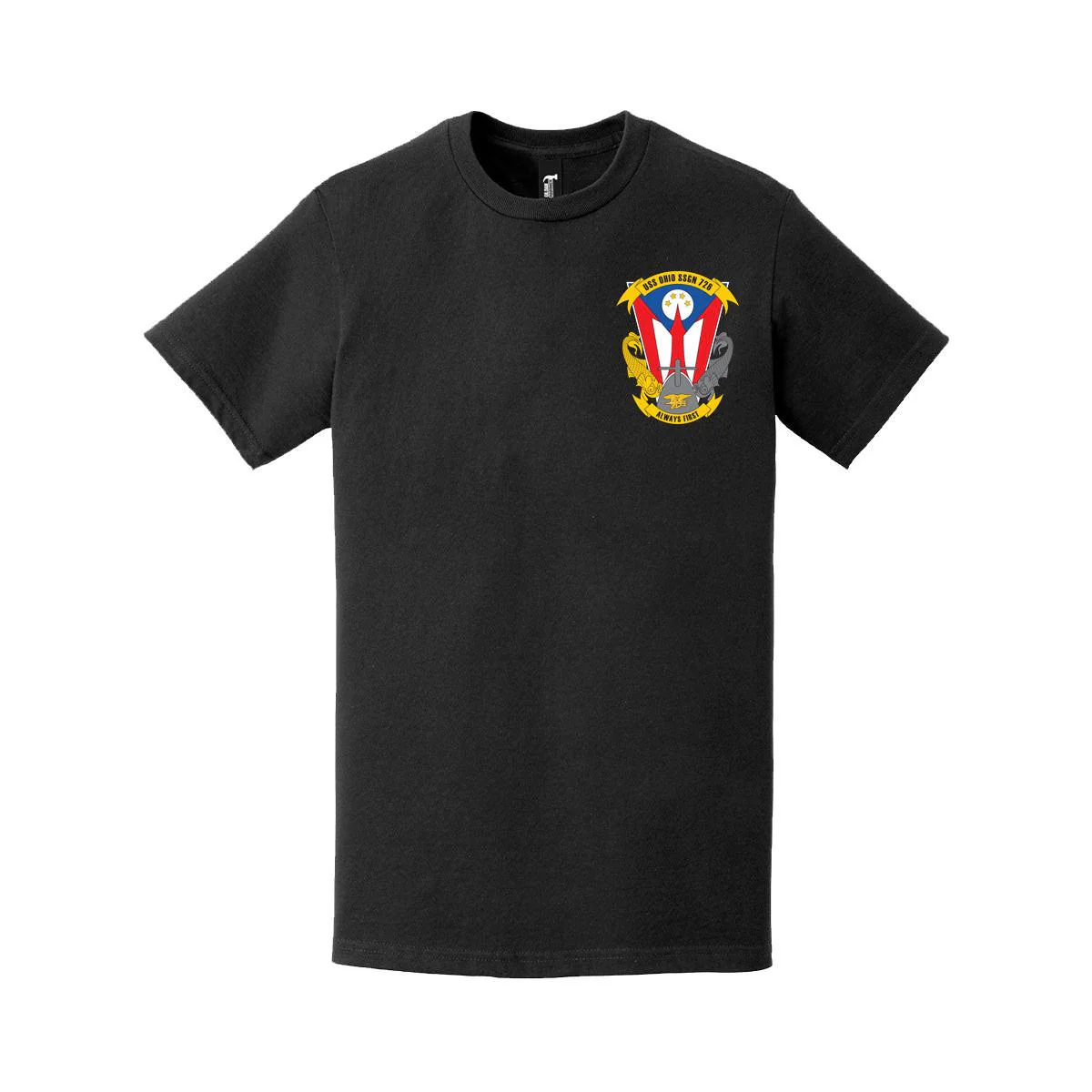 USS Ohio (SSGN-726) Left Chest Logo T-Shirt