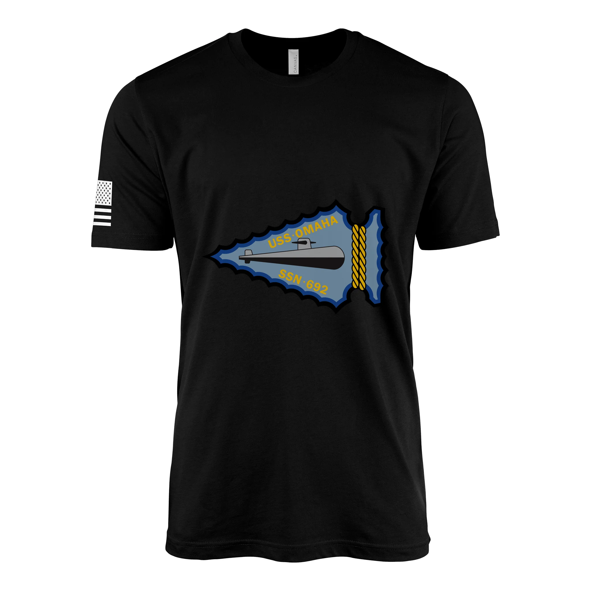 USS Omaha (SSN-692) Submarine T-Shirt - Image 3