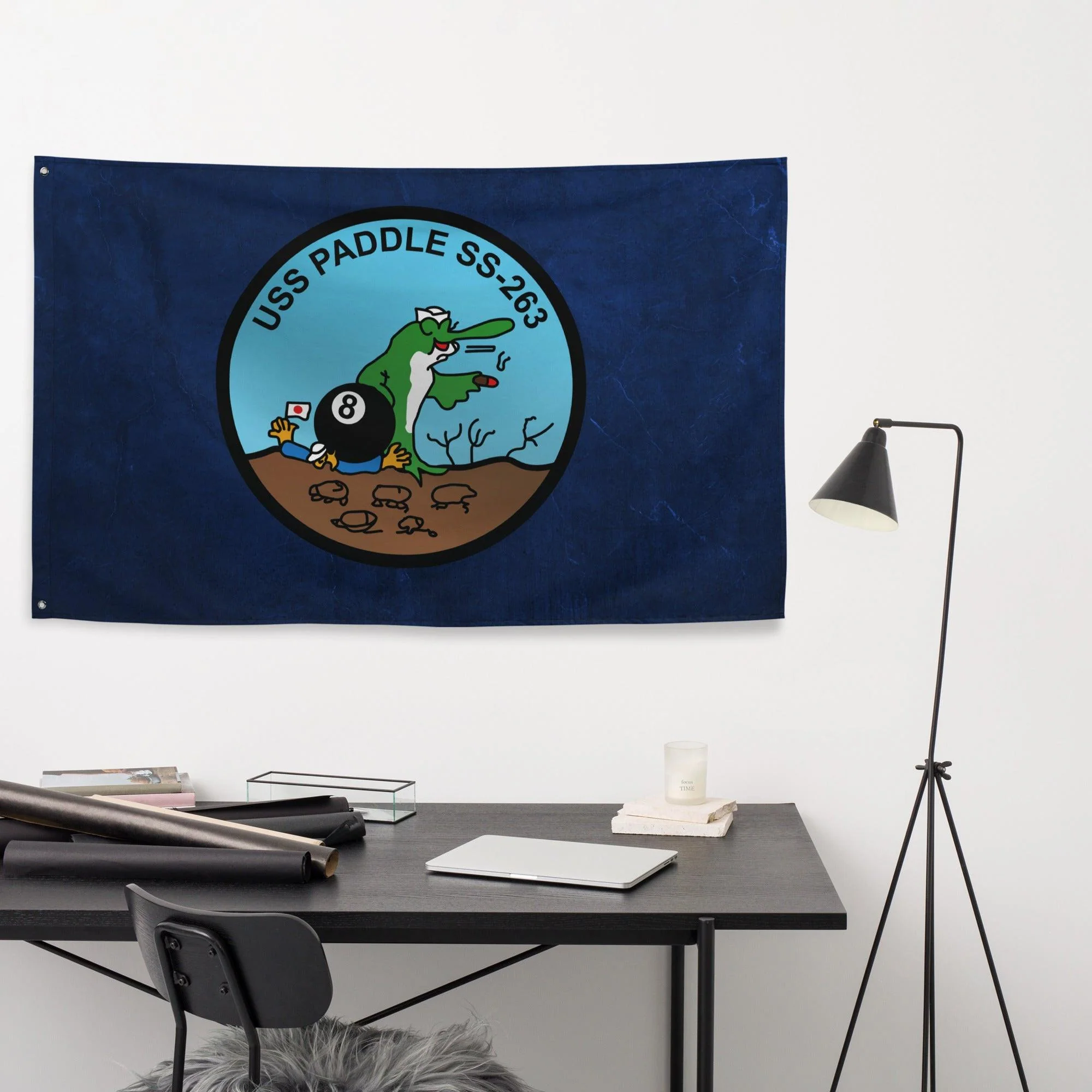 USS Paddle (SS-263) Gato-class Submarine Flag - Image 2