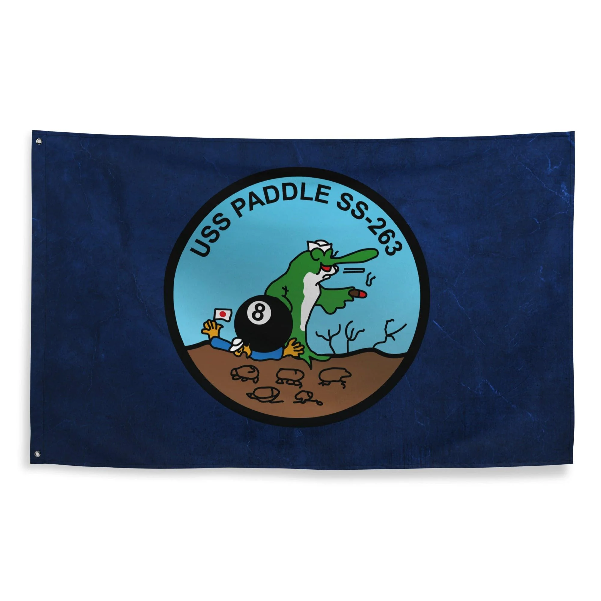 USS Paddle (SS-263) Gato-class Submarine Flag - Image 3