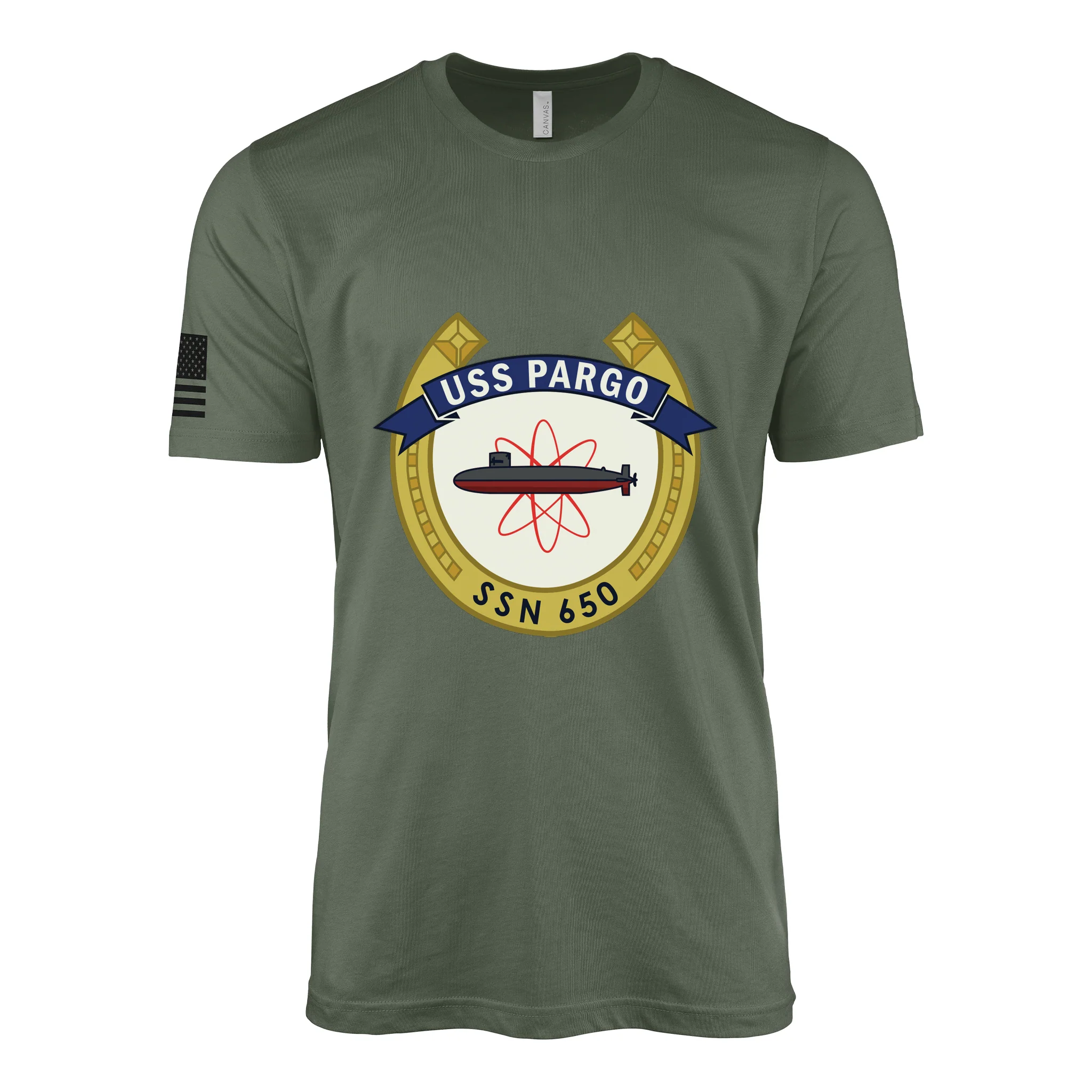 USS Pargo (SSN-650) Submarine T-Shirt - Image 4