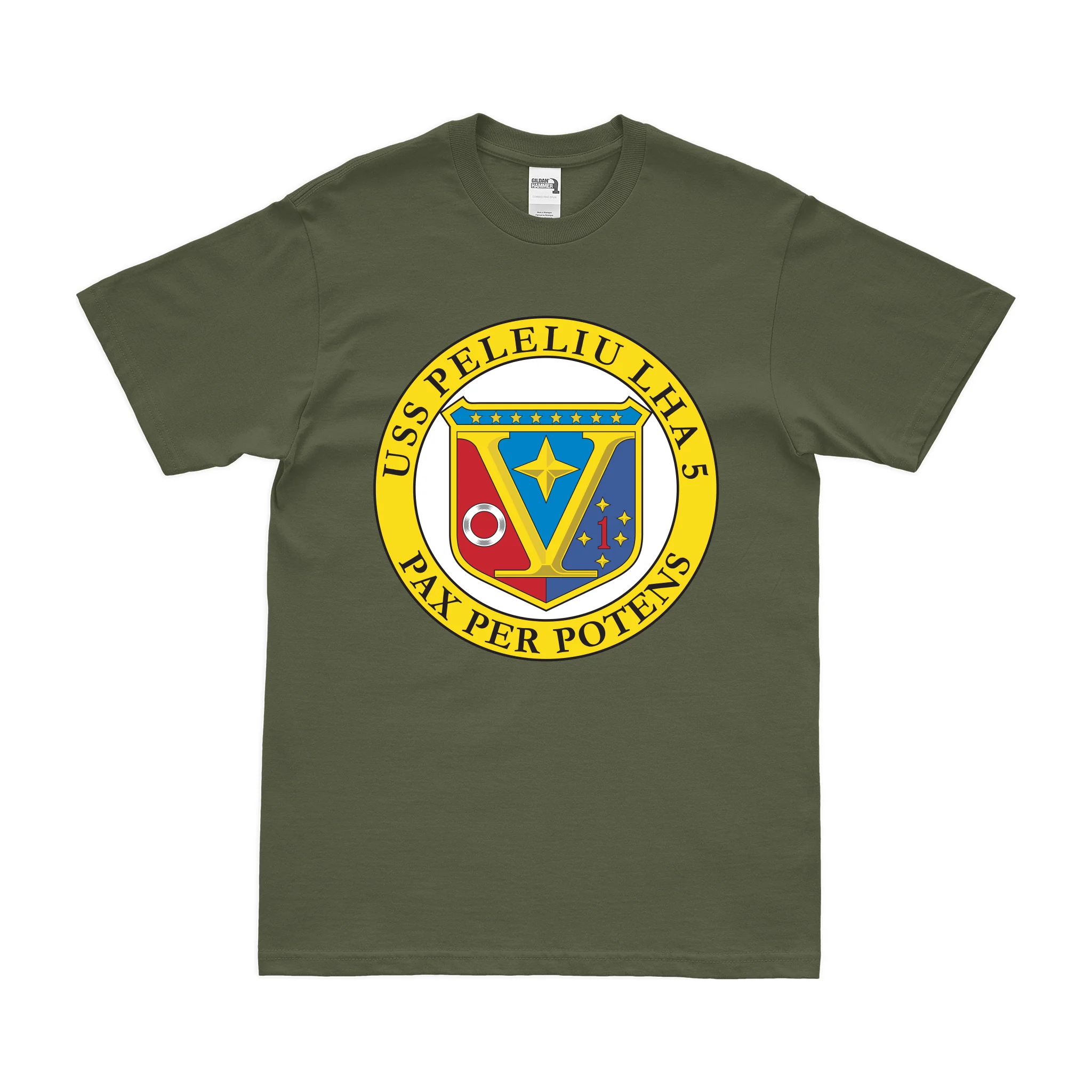 USS Peleliu (LHA-5) Emblem T-Shirt - Image 2