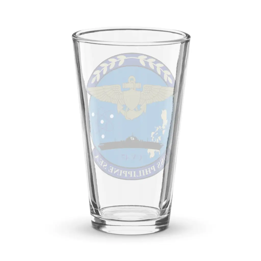 USS Philippine Sea (CV-47) Beer Pint Glass - Image 2